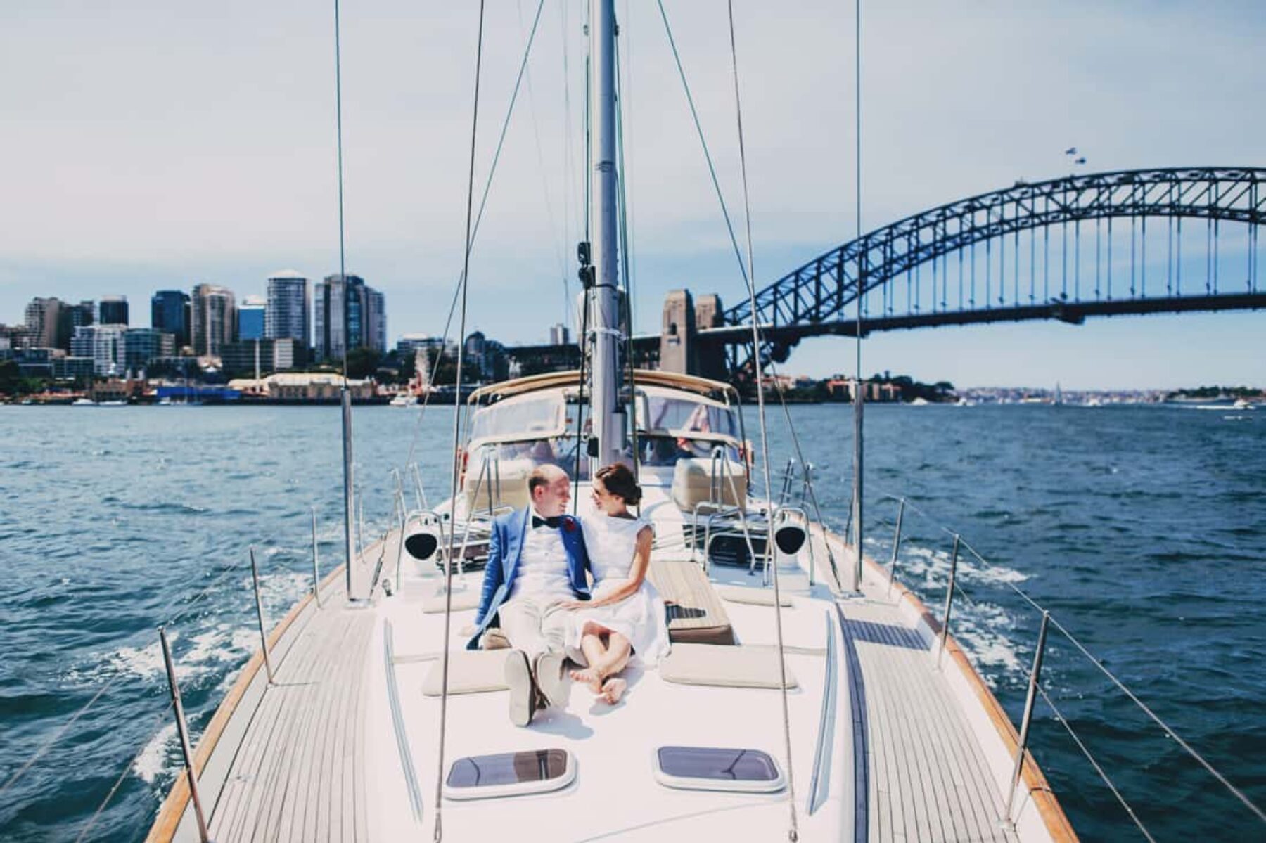 Sydney Harbour yacht wedding
