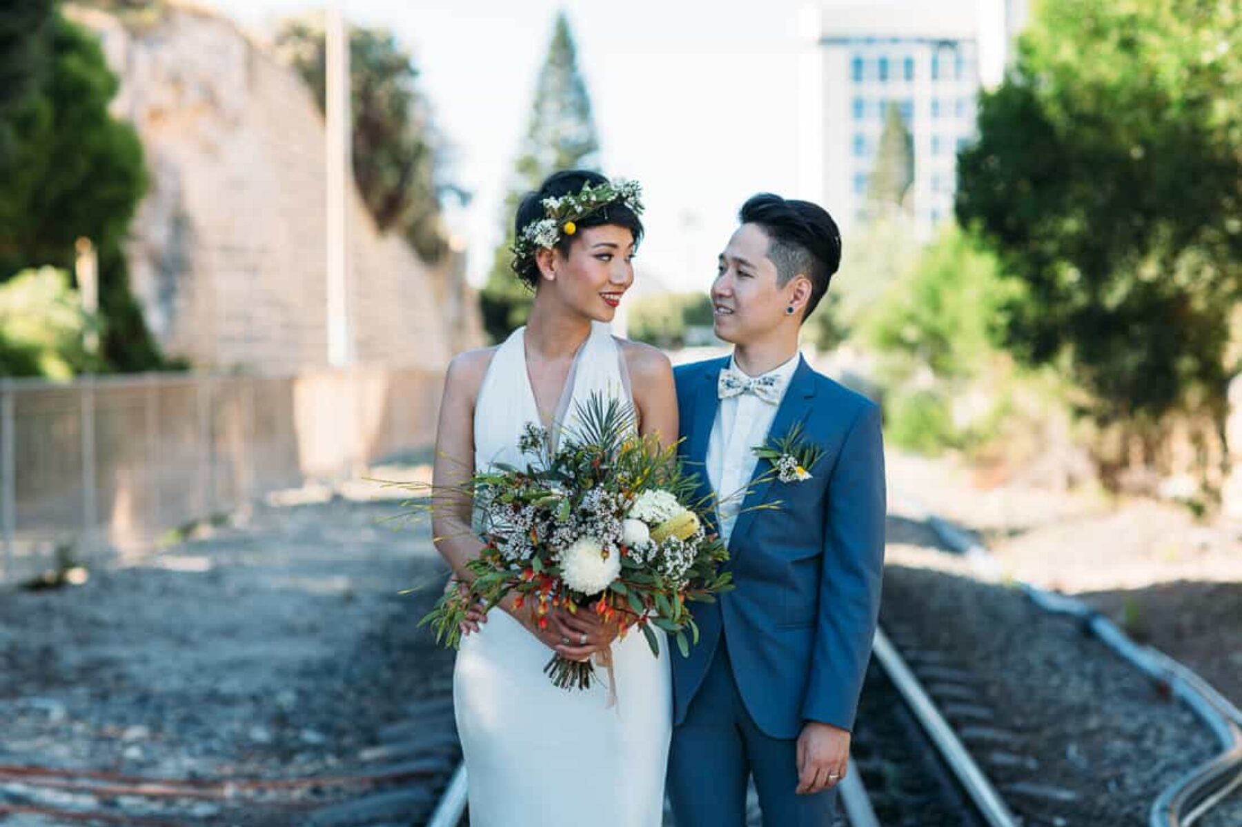 bridal bouquet with native Autralian flowers