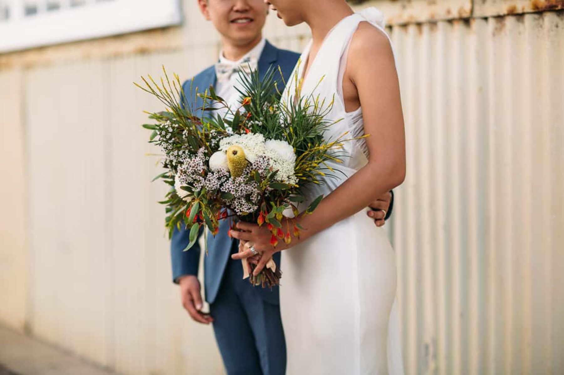 bridal bouquet with native Autralian flowers