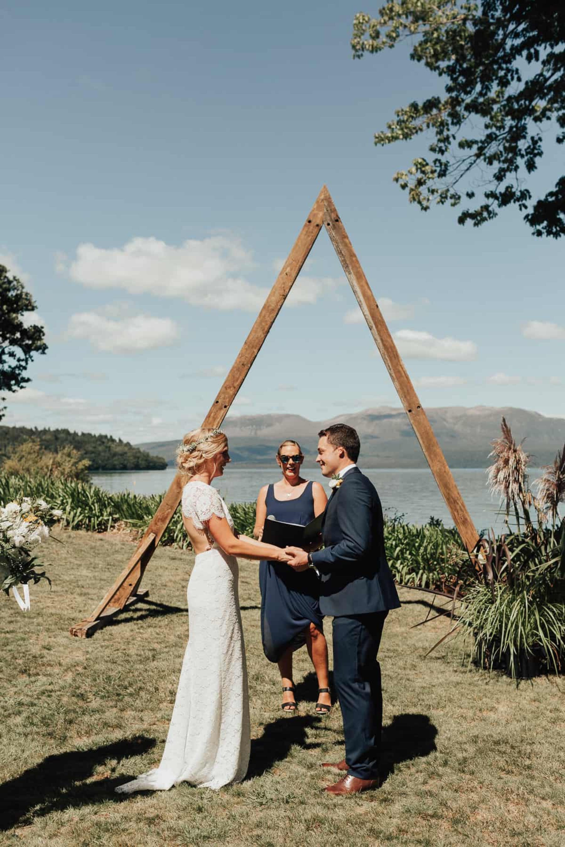 Lake Tarawera wedding, Rotorua New Zealand