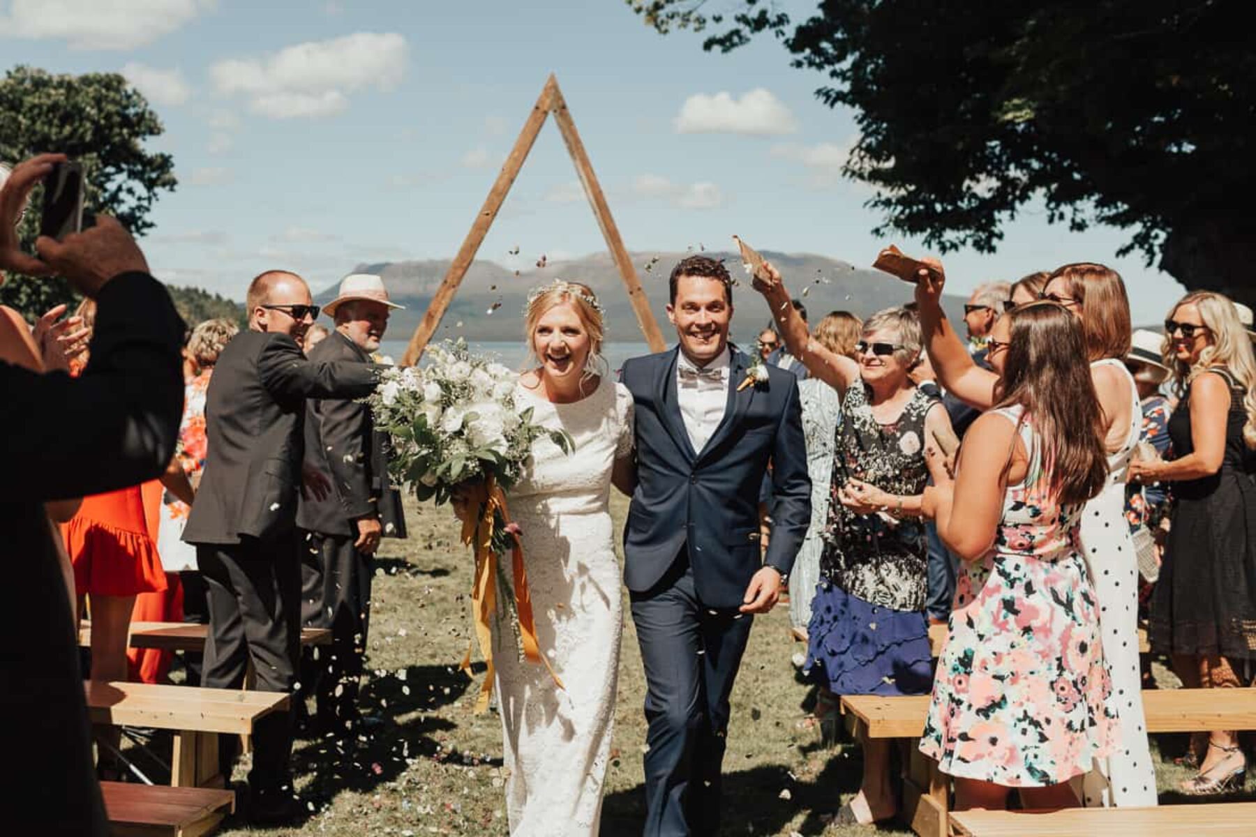 Lake Tarawera wedding, Rotorua New Zealand