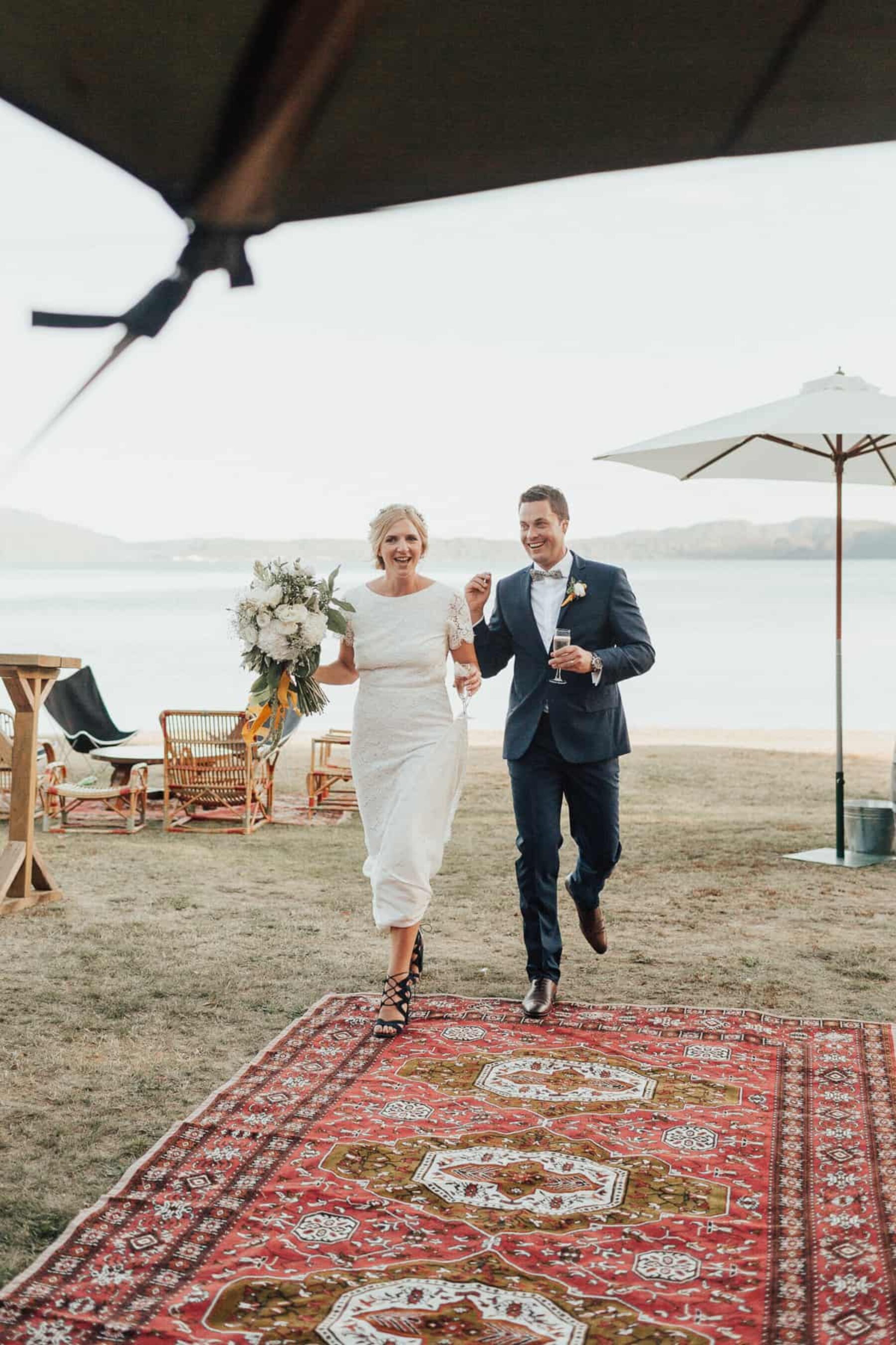 Tipi wedding at Lake Tarawera, Rotorua NZ