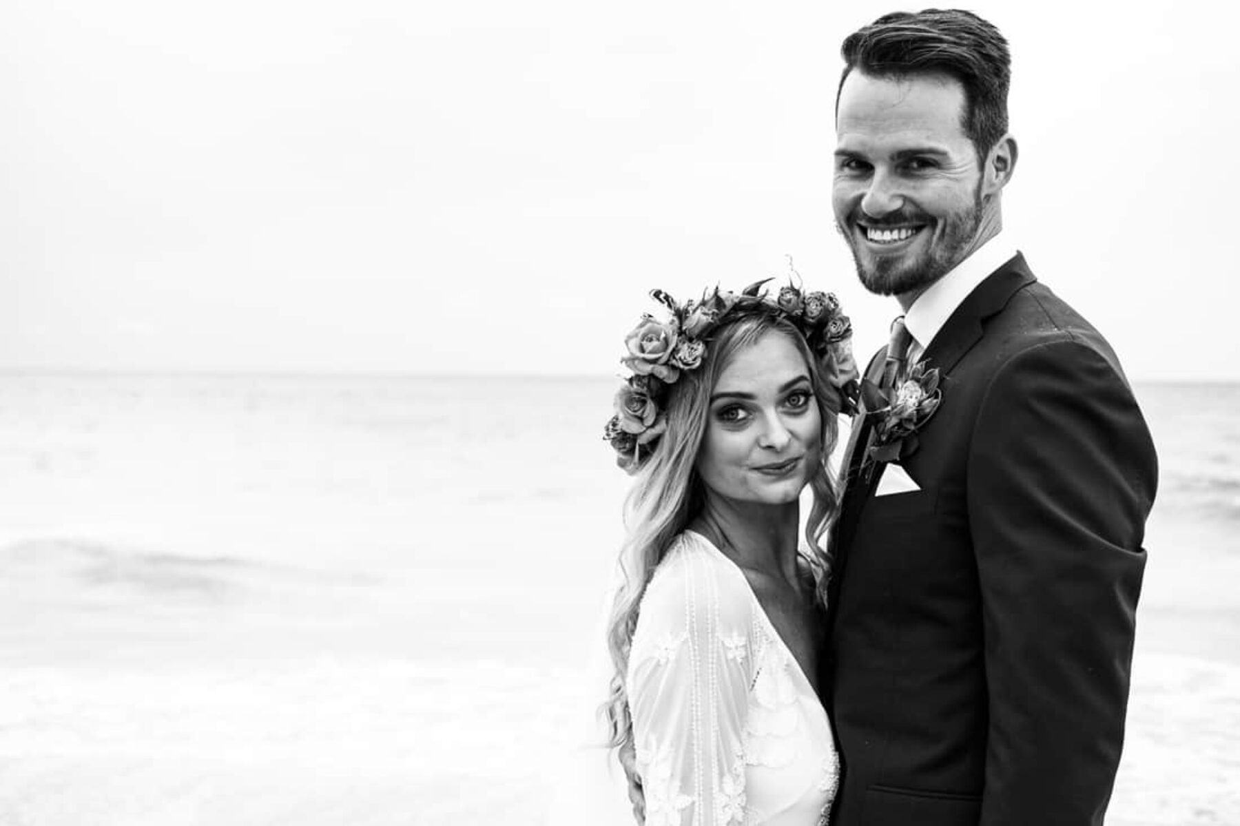 Margaret River beach wedding by Russell Ord Photography