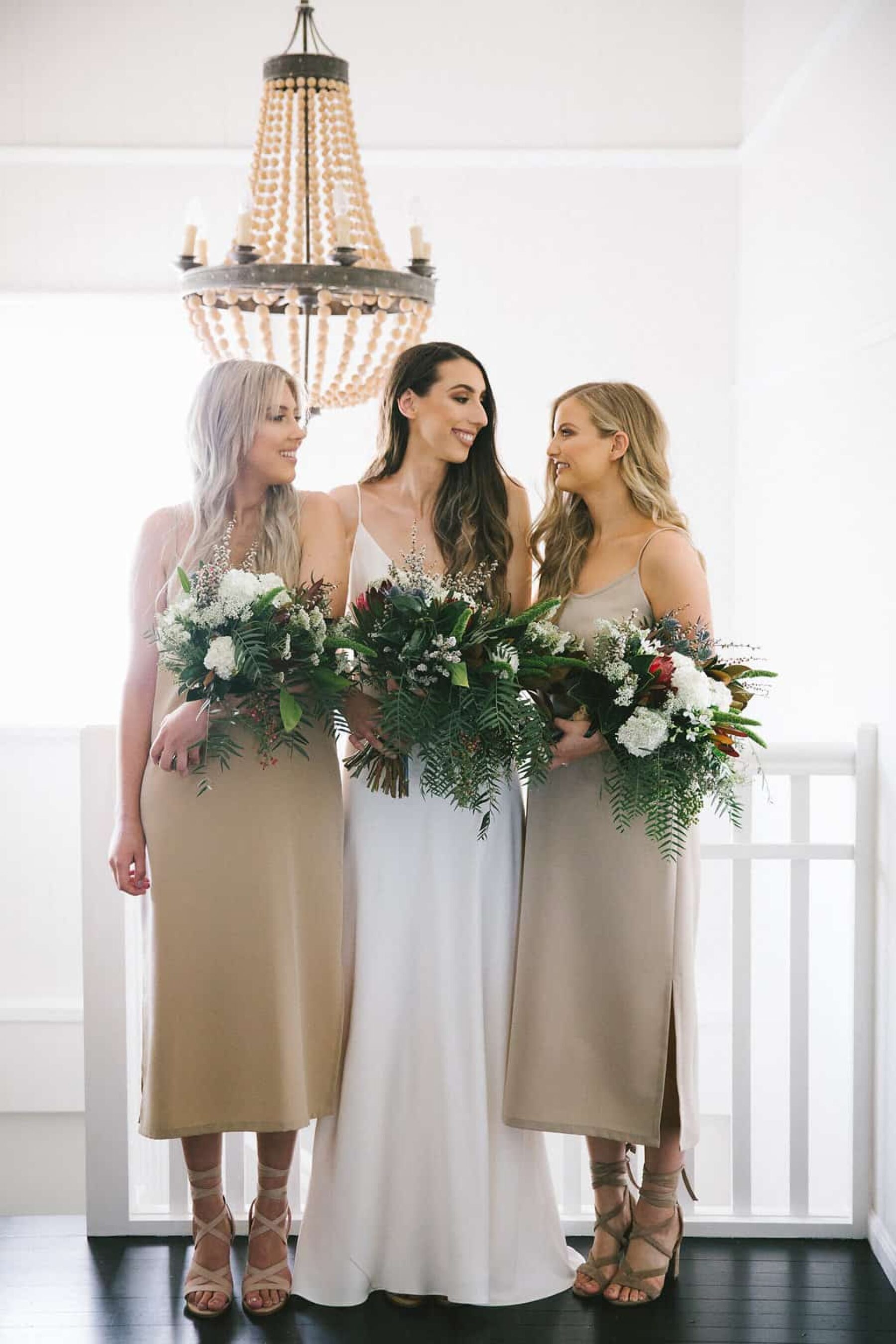 neutral bridesmaid dresses