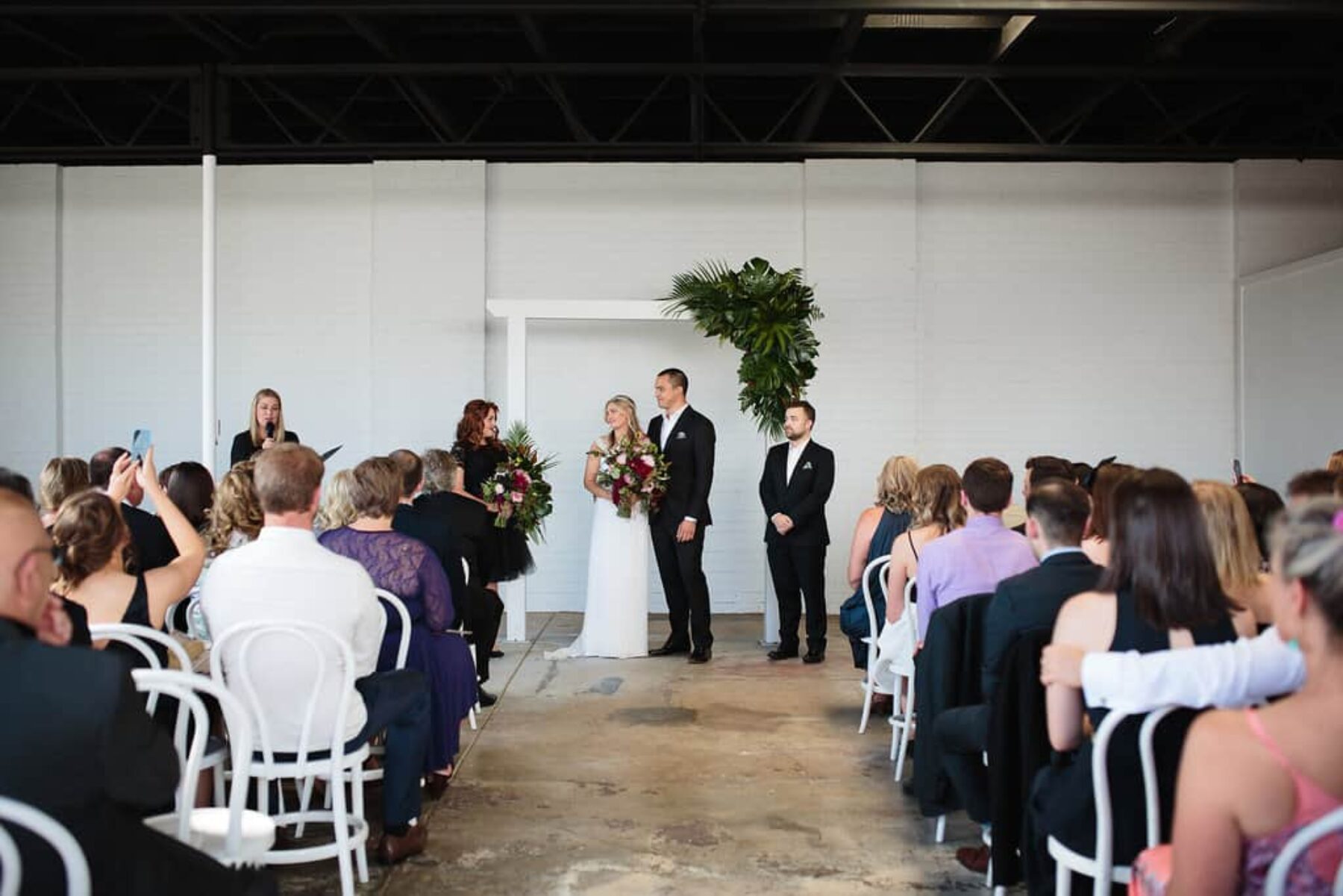 industrial Melbourne cafe weddng with EPIC dessert-scape - Pierre Curry Photography