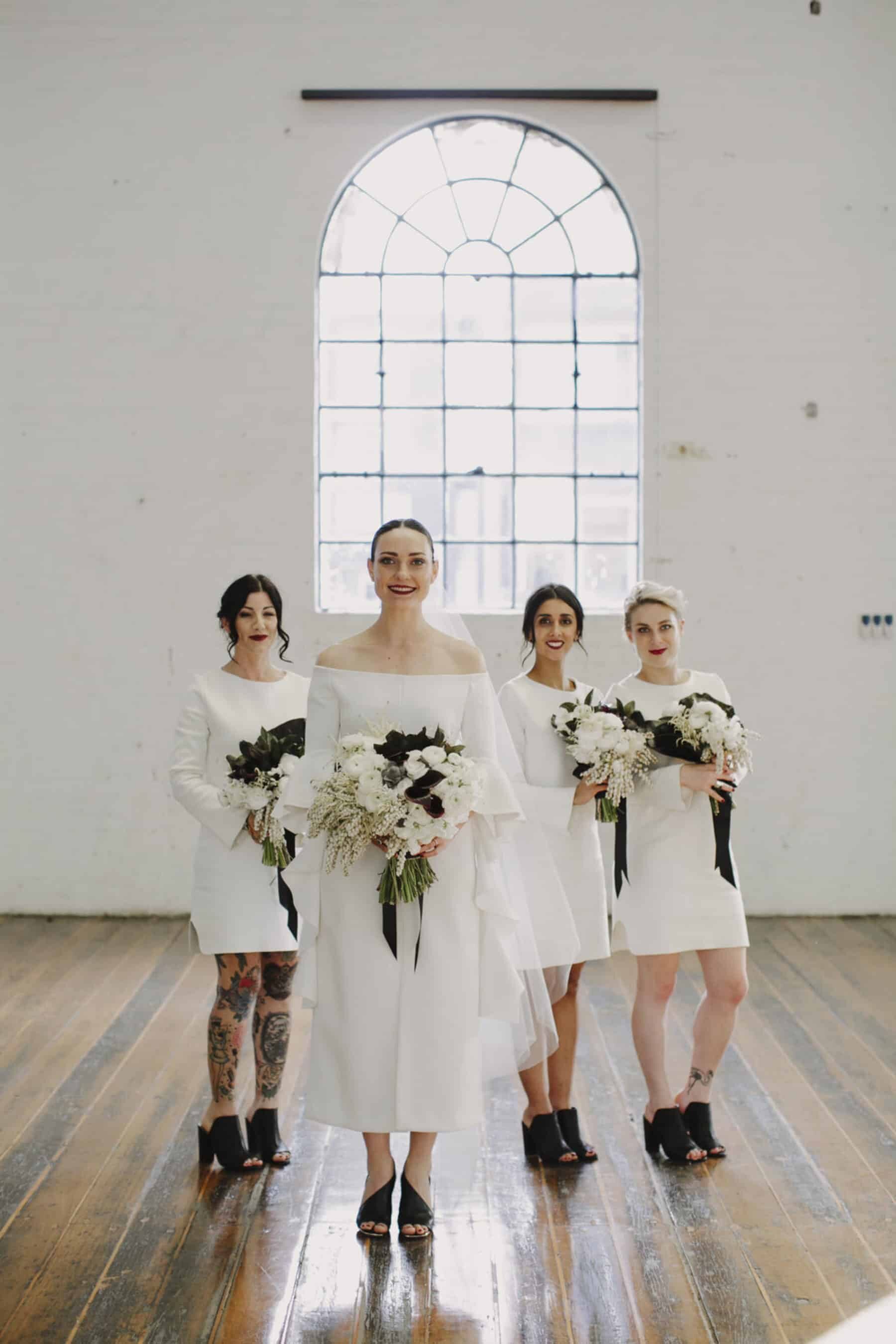 Best of 2017: Bridesmaids | white Ellery dresses