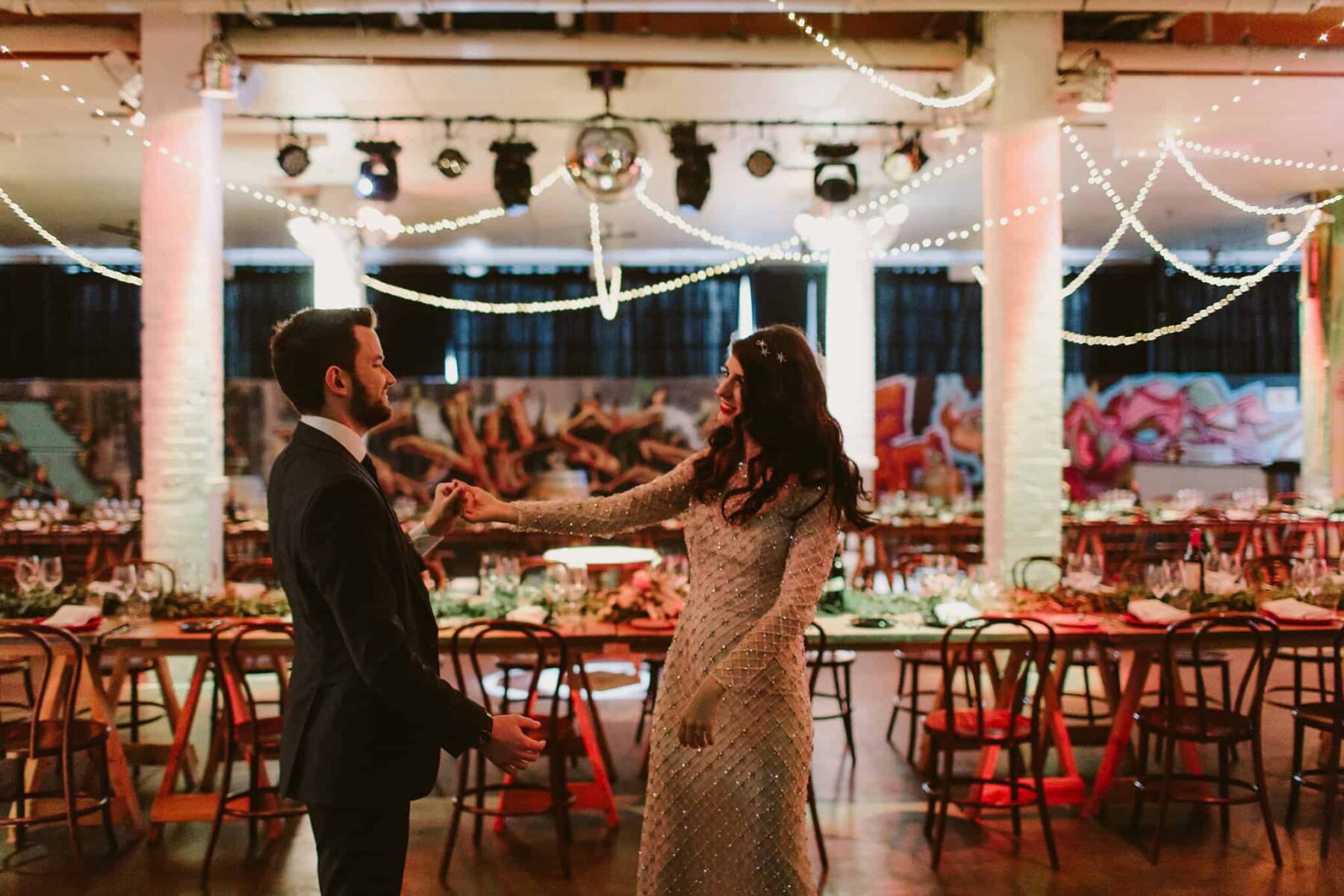 Eclectic Adelaide wedding at The Published Arthouse - photography by Kate Pardey