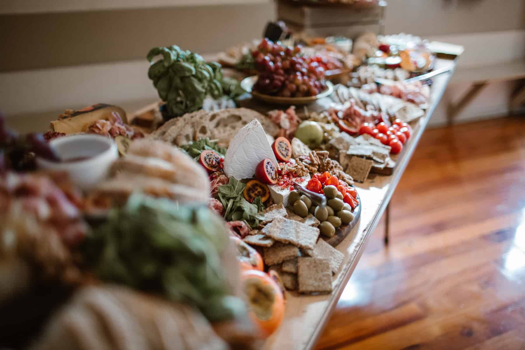 feasting table for a rustic wedding