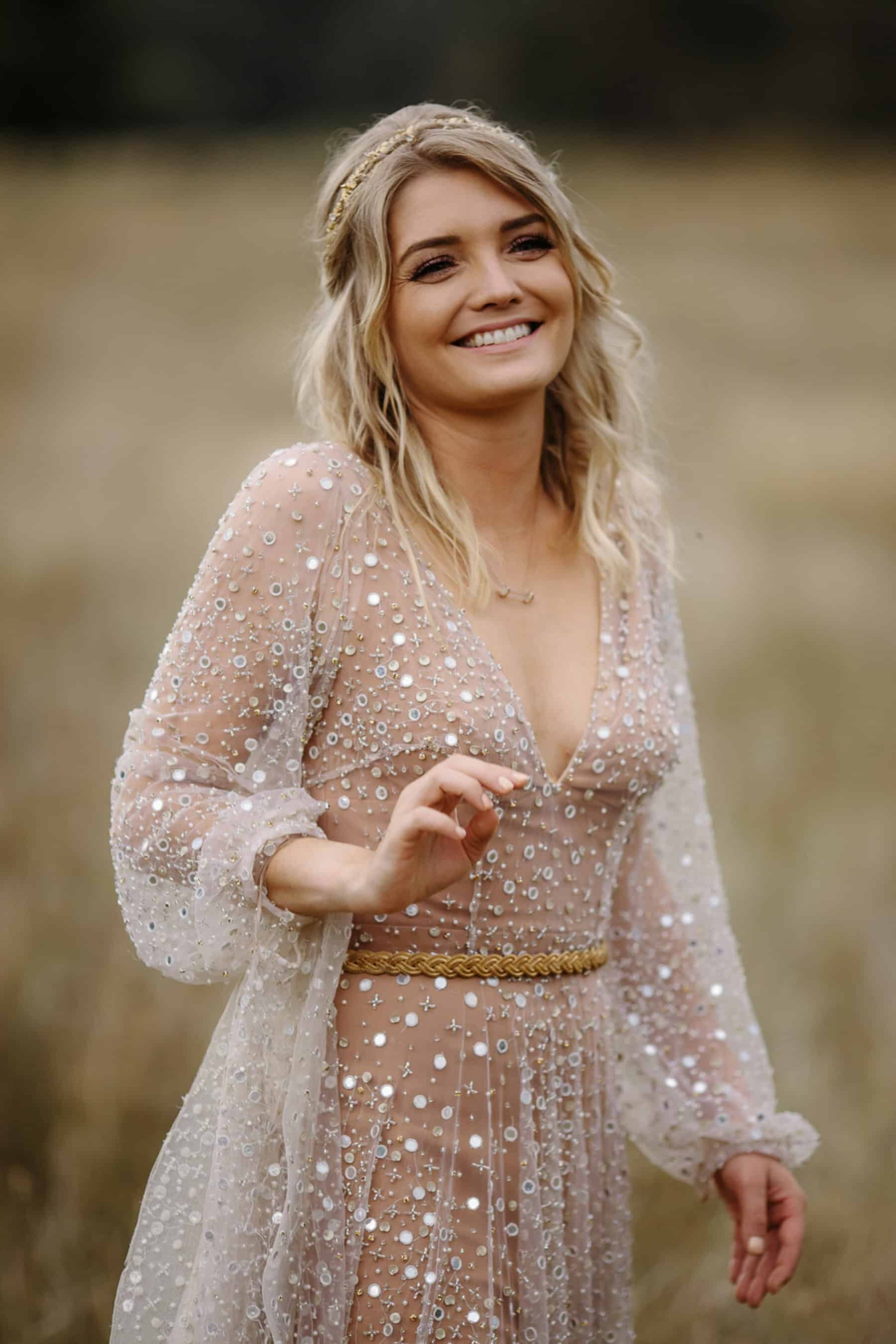Best of 2017: Wedding dresses | blush sequin gown by One Day Bridal