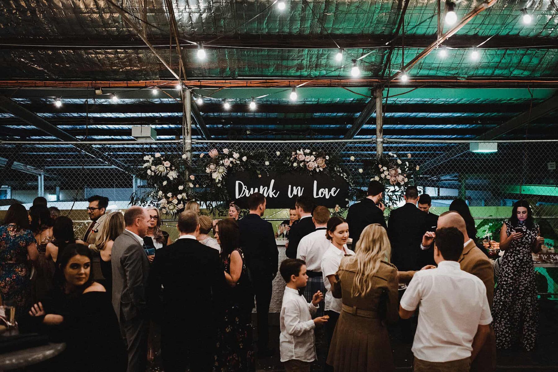 glam warehouse wedding at Fremantle's Stackwood - CJ Williams Photography
