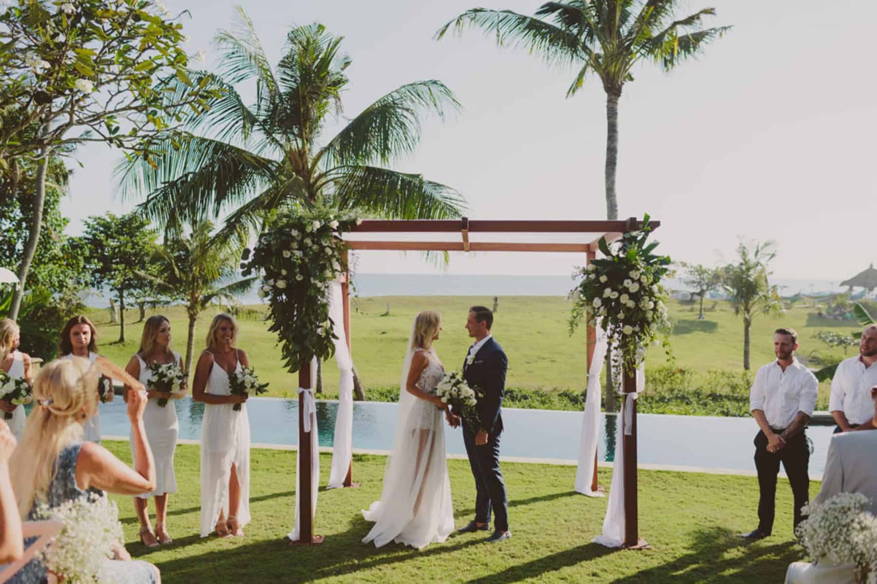 Top 10 weddings of 2017 | Meg & Jamie’s Beach Villa Wedding in Bali