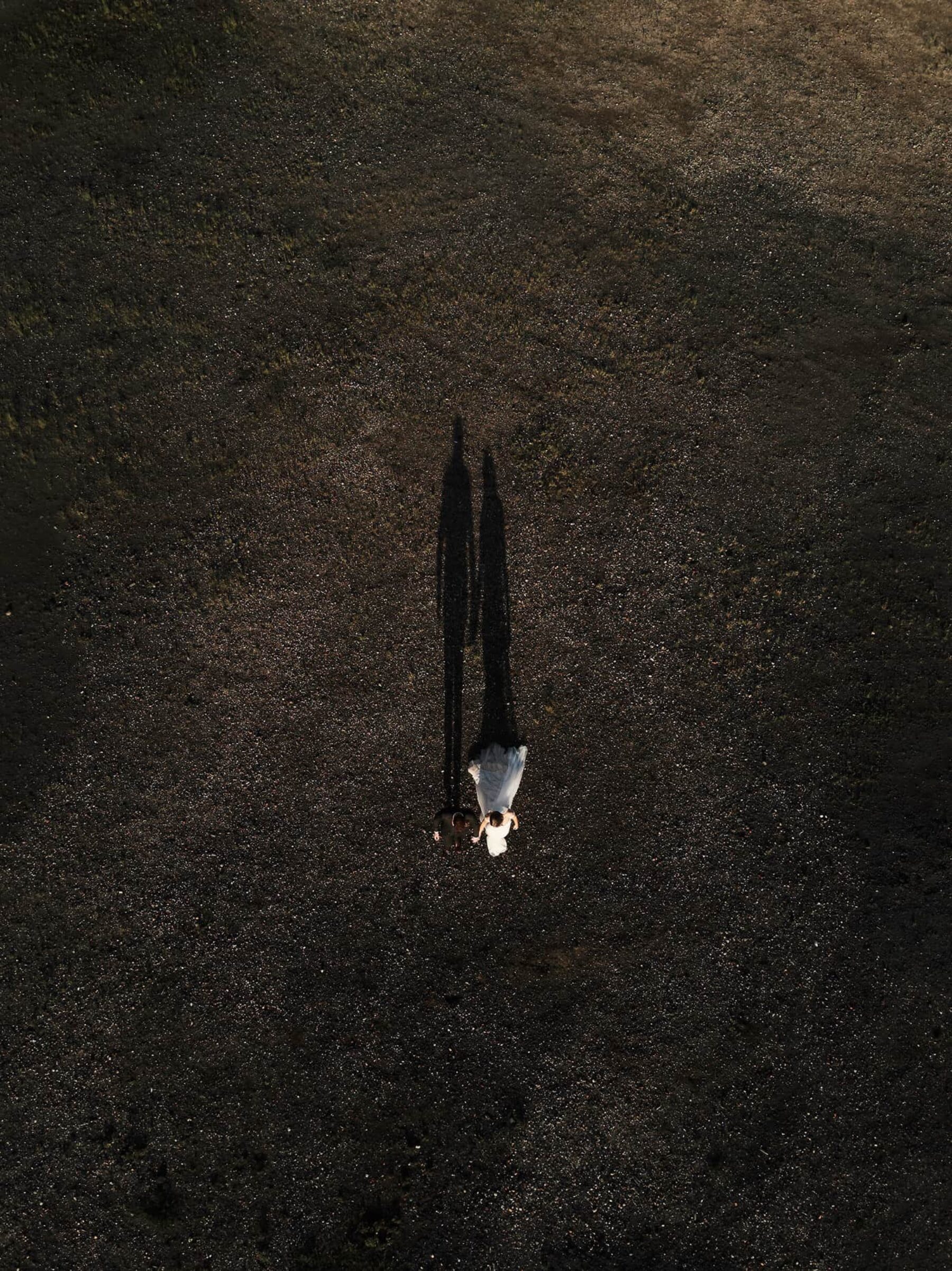 drone wedding photography by Eric Ronald