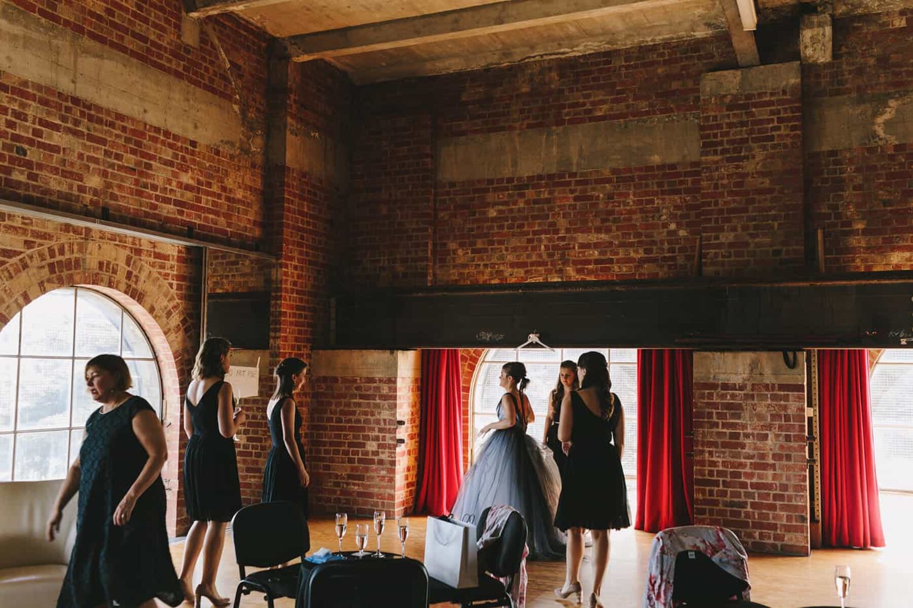 Newport Substation wedding Melbourne / photography by Jonathan Ong