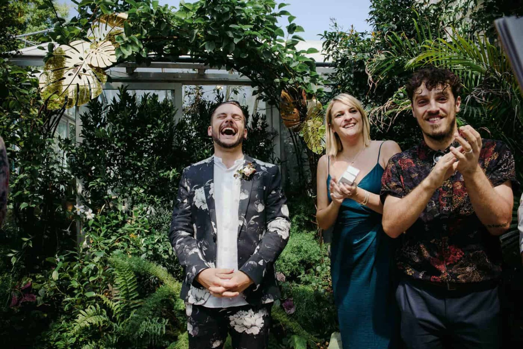 Jungle disco wedding at Melbourne's Glasshaus / Tess Follett Photography