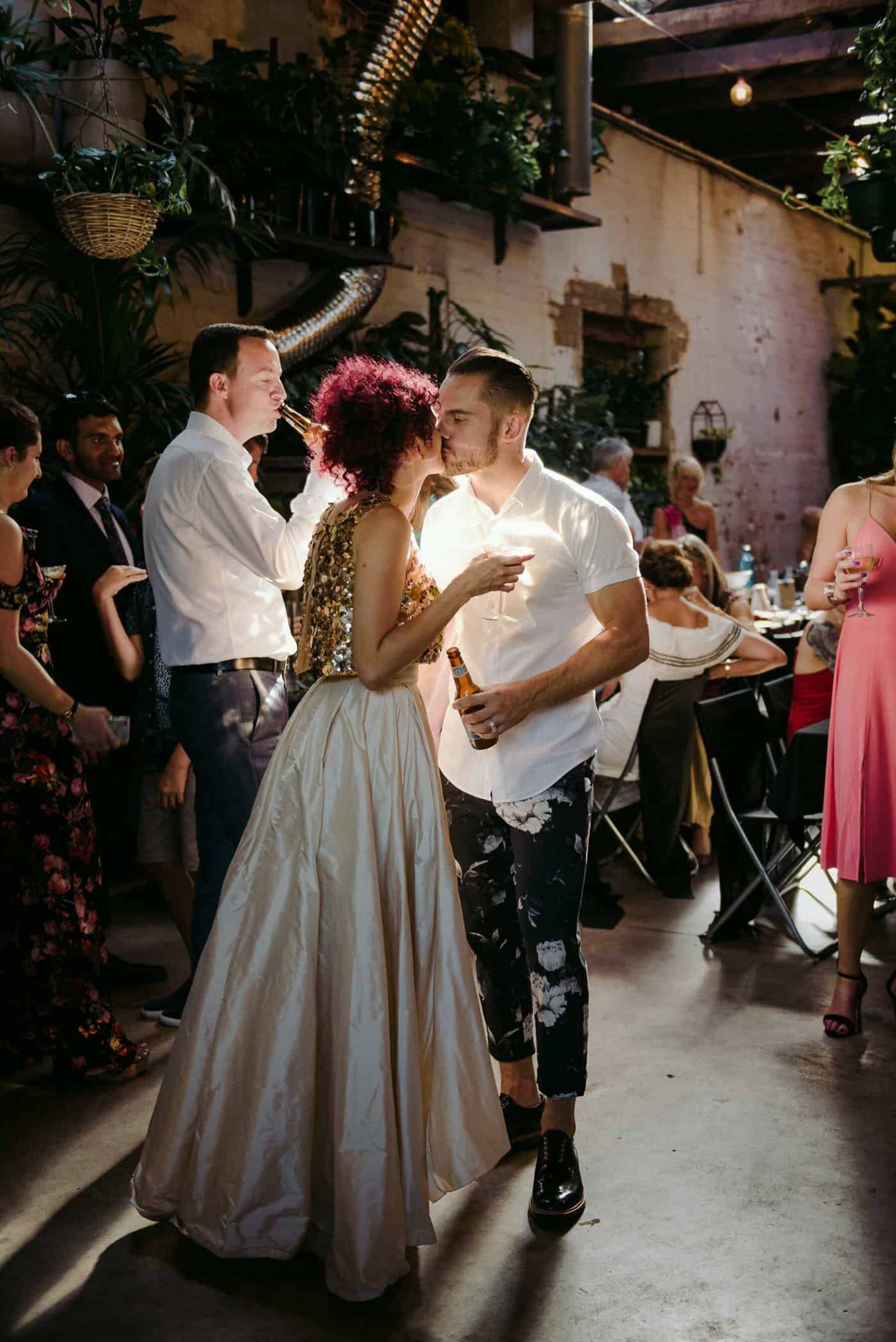 Jungle disco wedding at Melbourne's Glasshaus / Tess Follett Photography