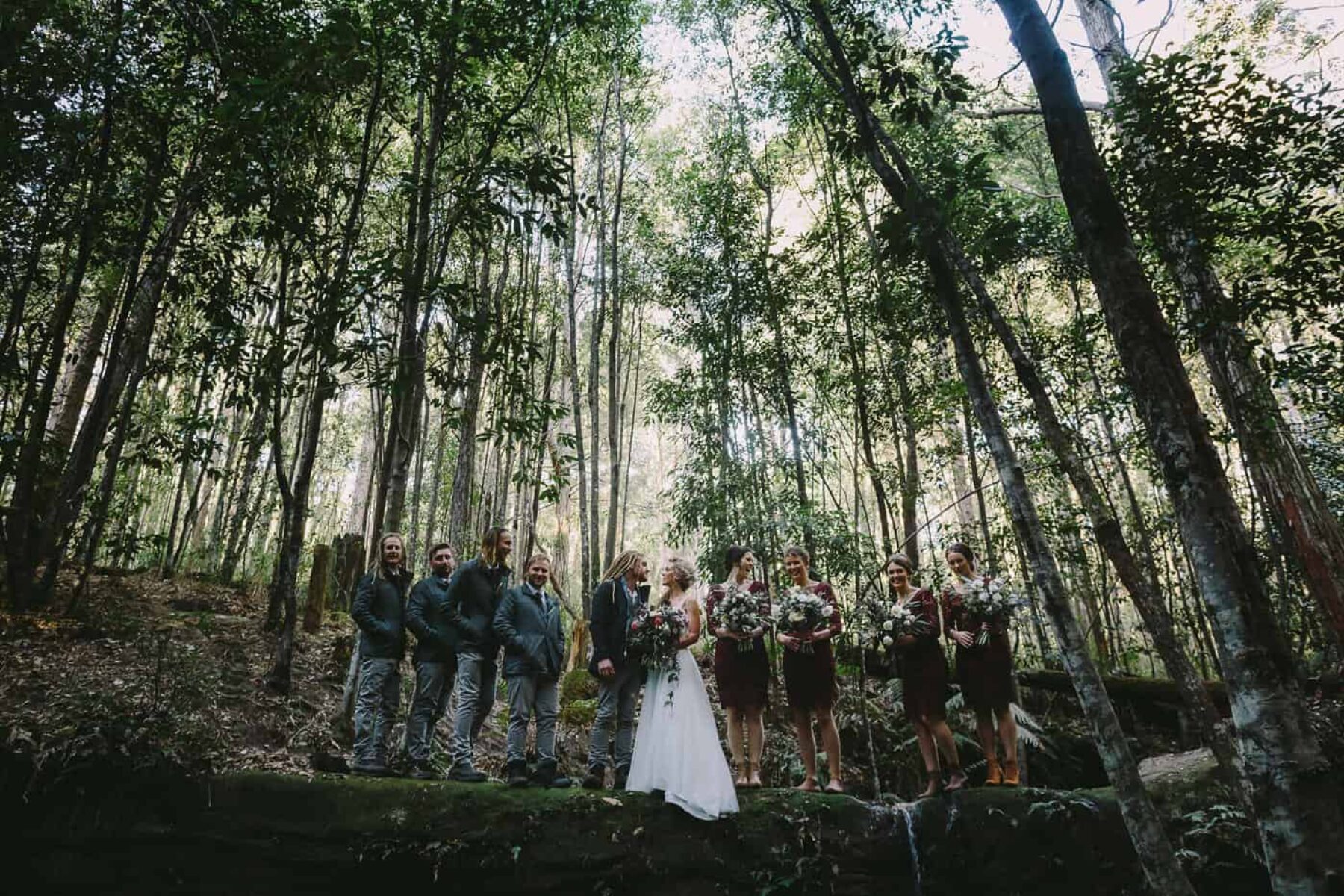 Adventure-filled Watagans forest wedding NSW