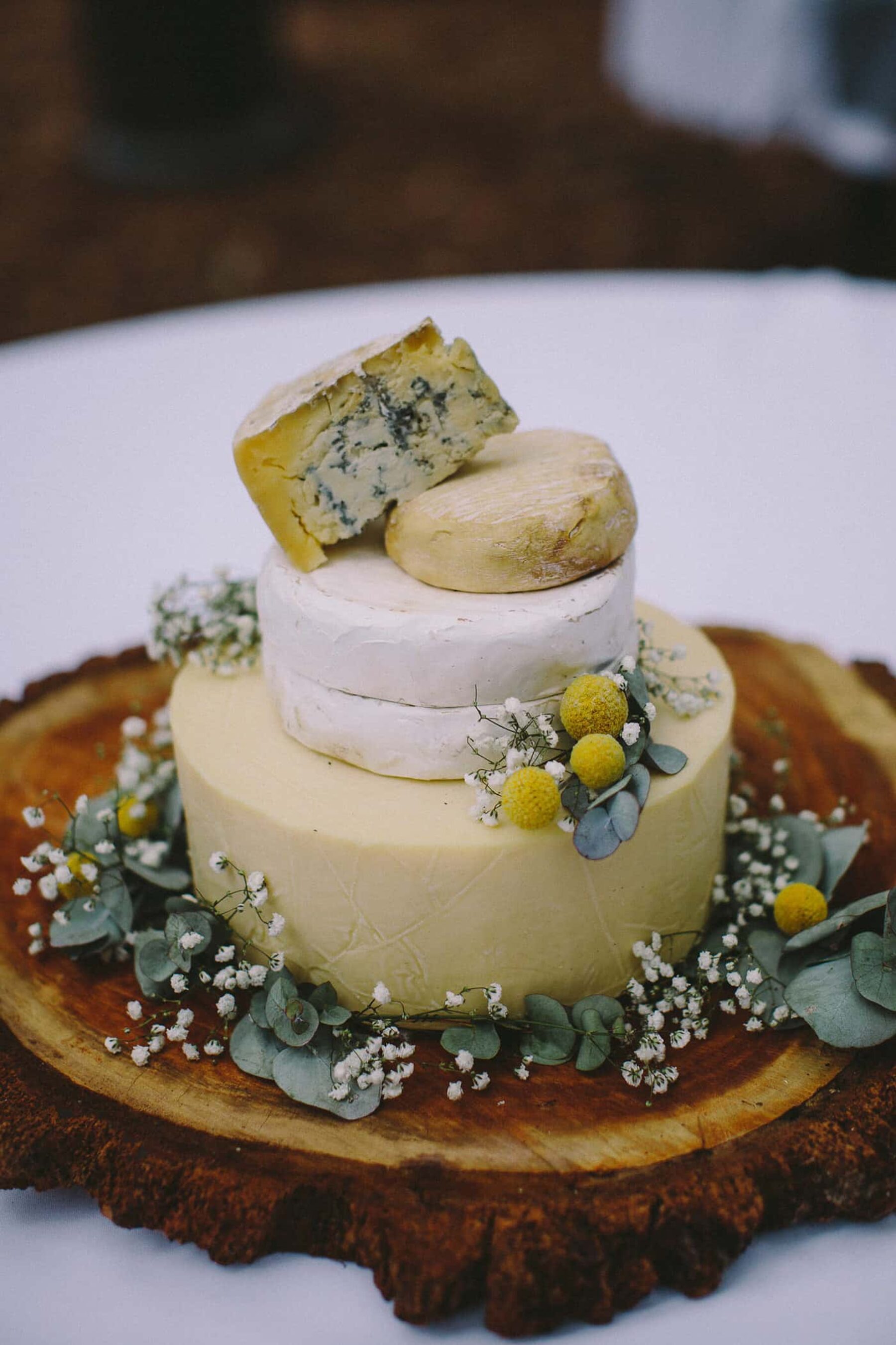 cheese wedding cake