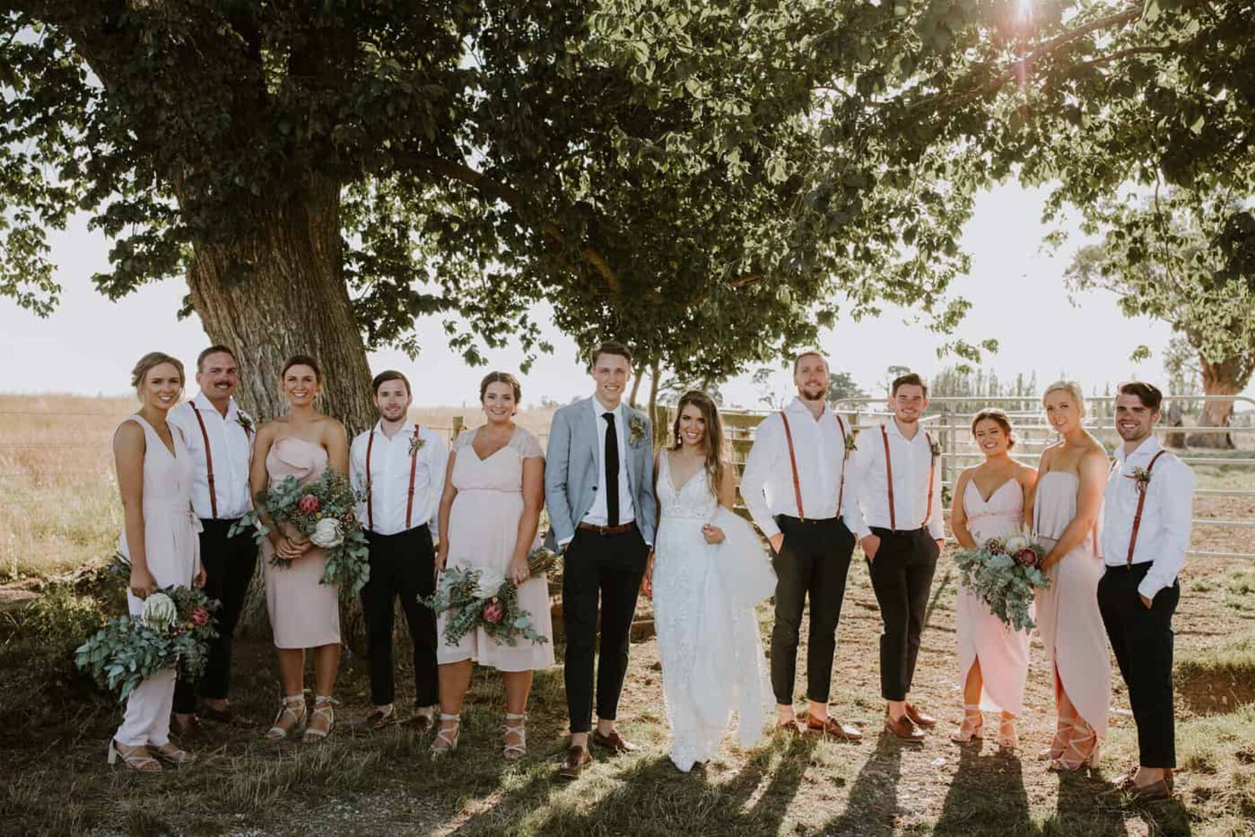 Yarra Valley farm wedding with epic DIY florals / Elsa Campbell Photography