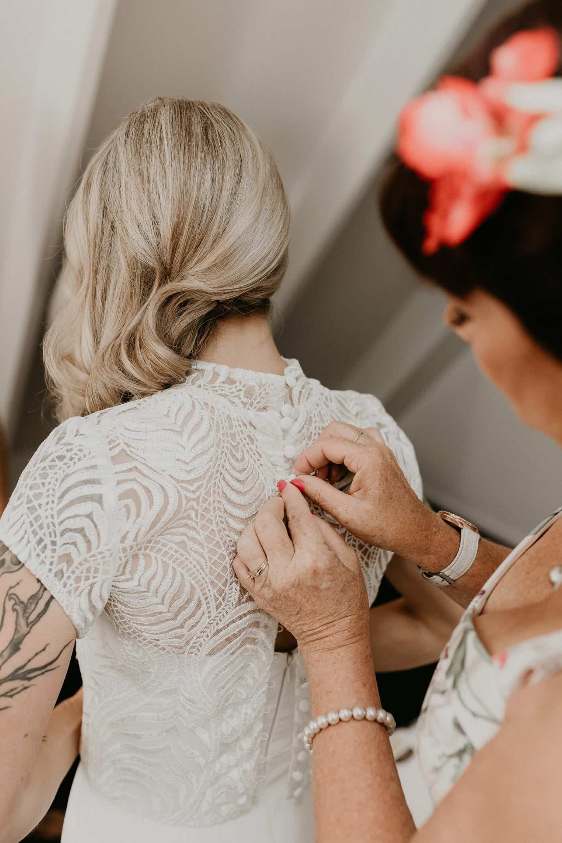 bride getting ready