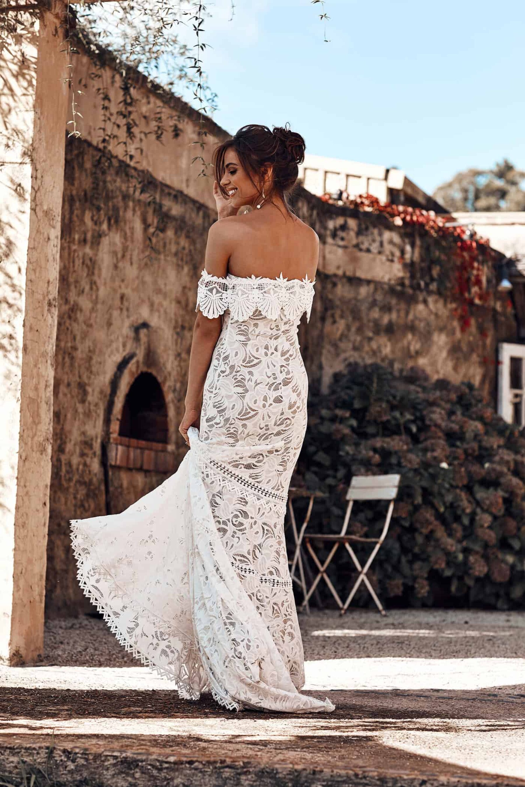 Grace and 2025 lace wedding dress