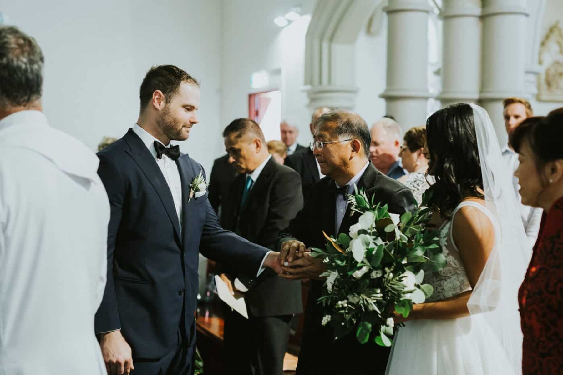 Sydney church wedding at Our Lady of the Sacred Heart, Randwick