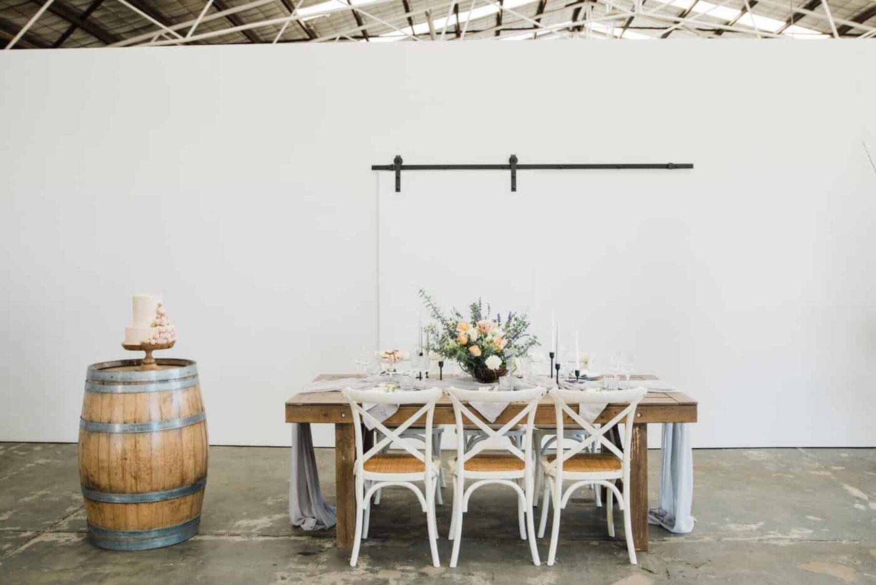 rustic wedding at the industrial Assembly Yard in Fremantle