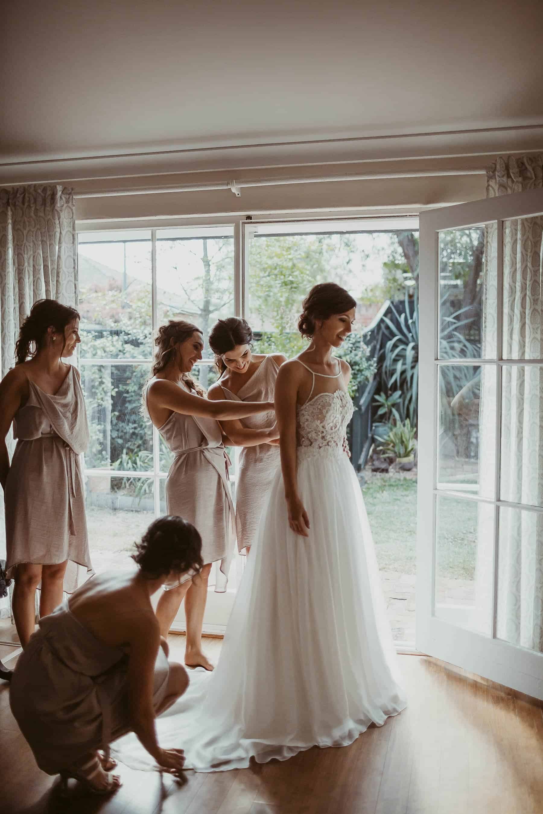 lace wedding dress by Helen Miraudo