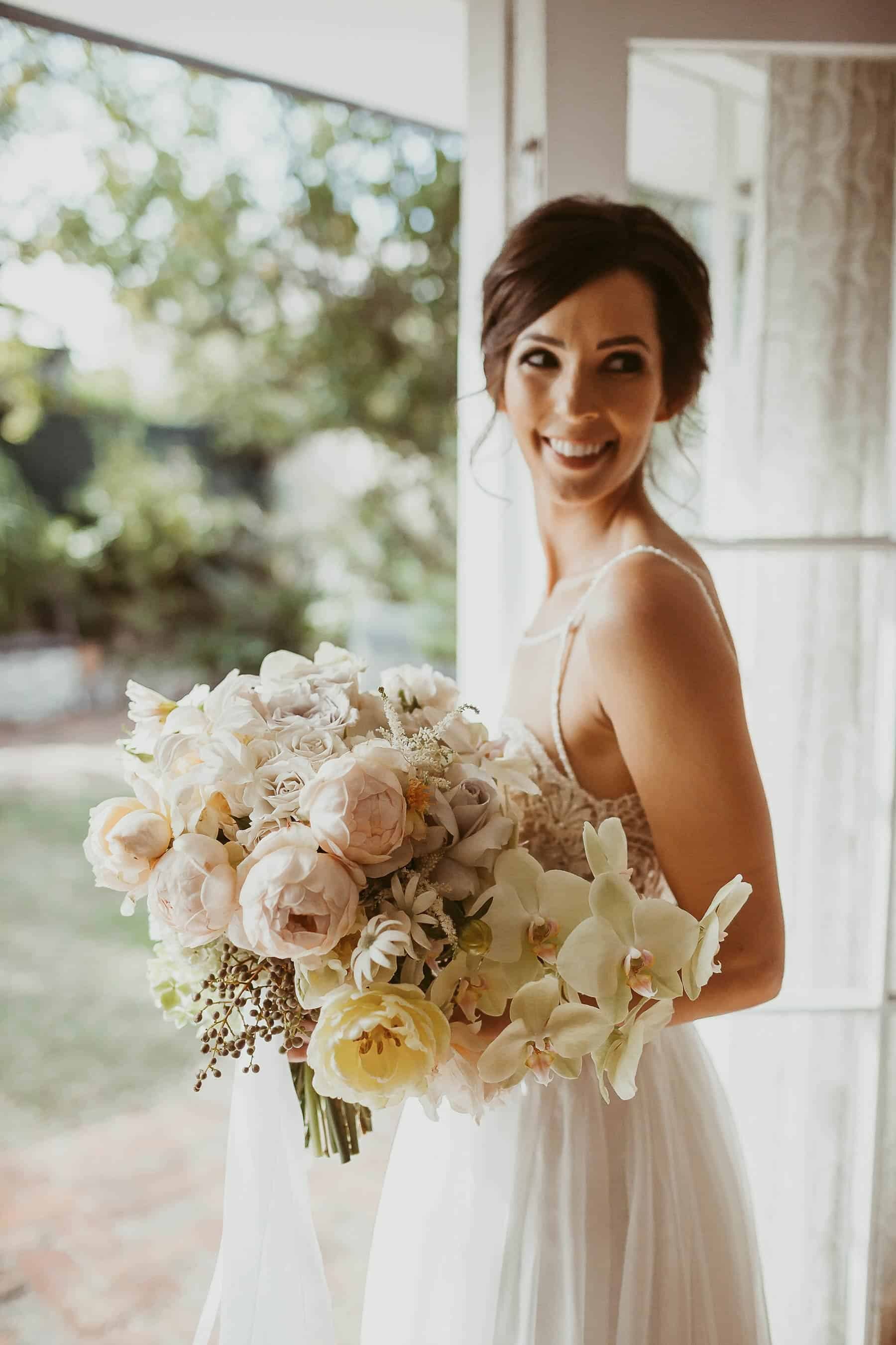 blush peony bridal bouquet