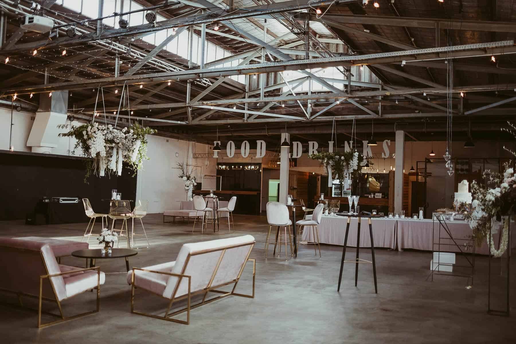 Perth warehouse wedding at the Old Pickle Factory