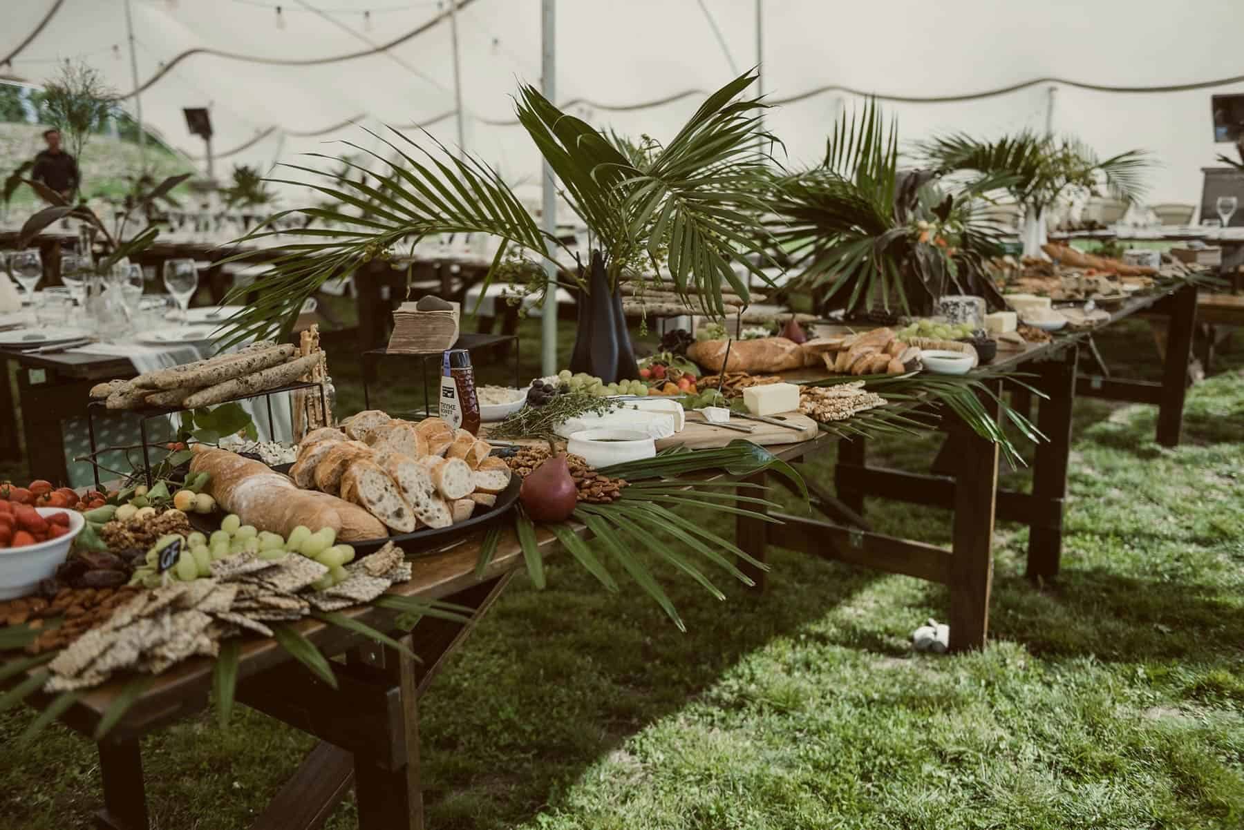 huge DIY grazing table