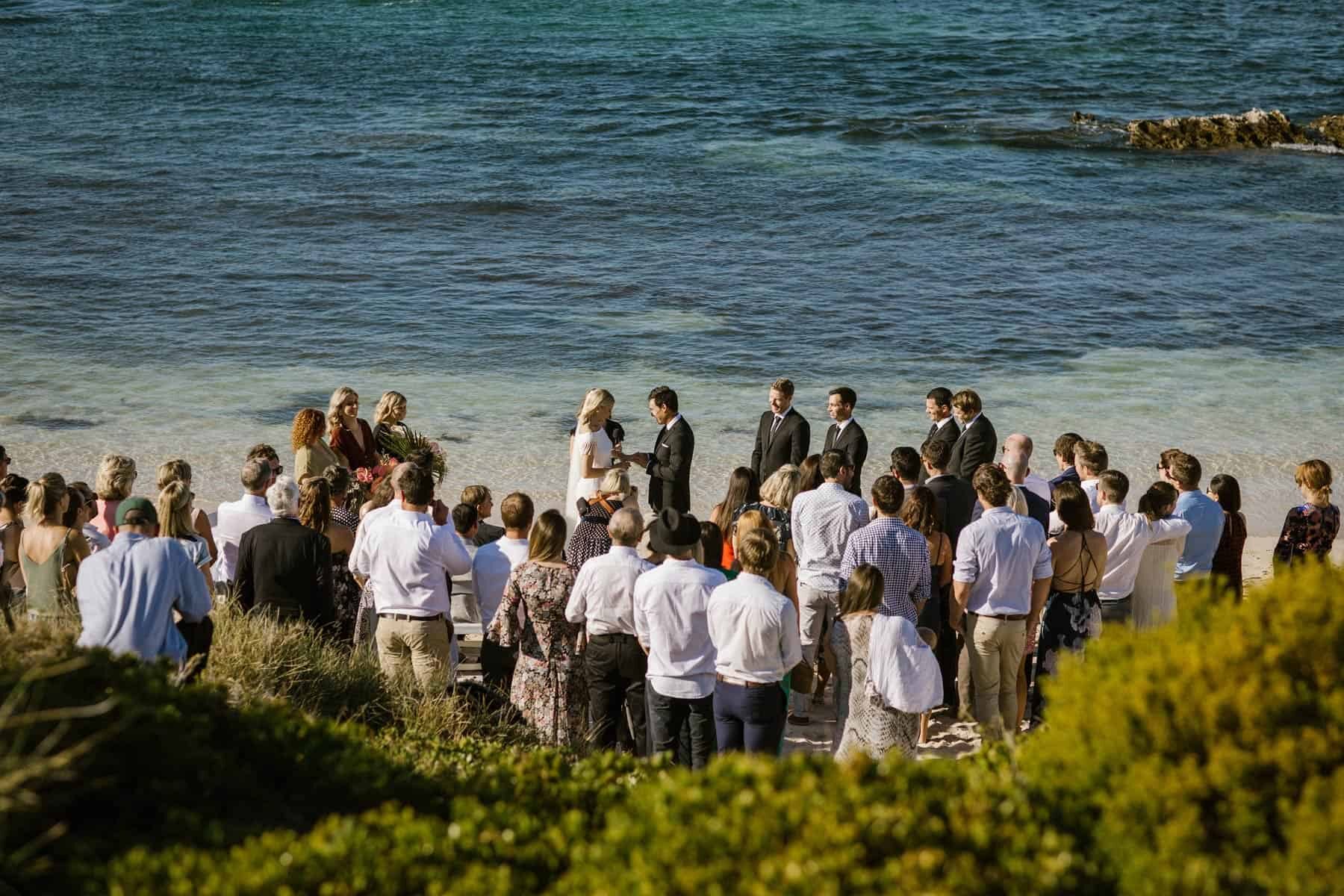a modern beach wedding on Rottnest Island / photography by Sarah Tonkin