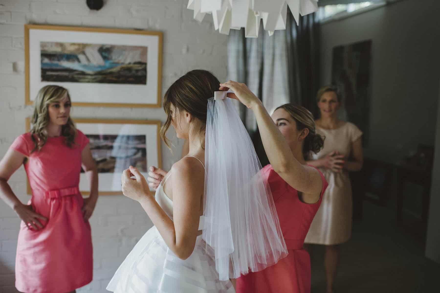 bride getting ready