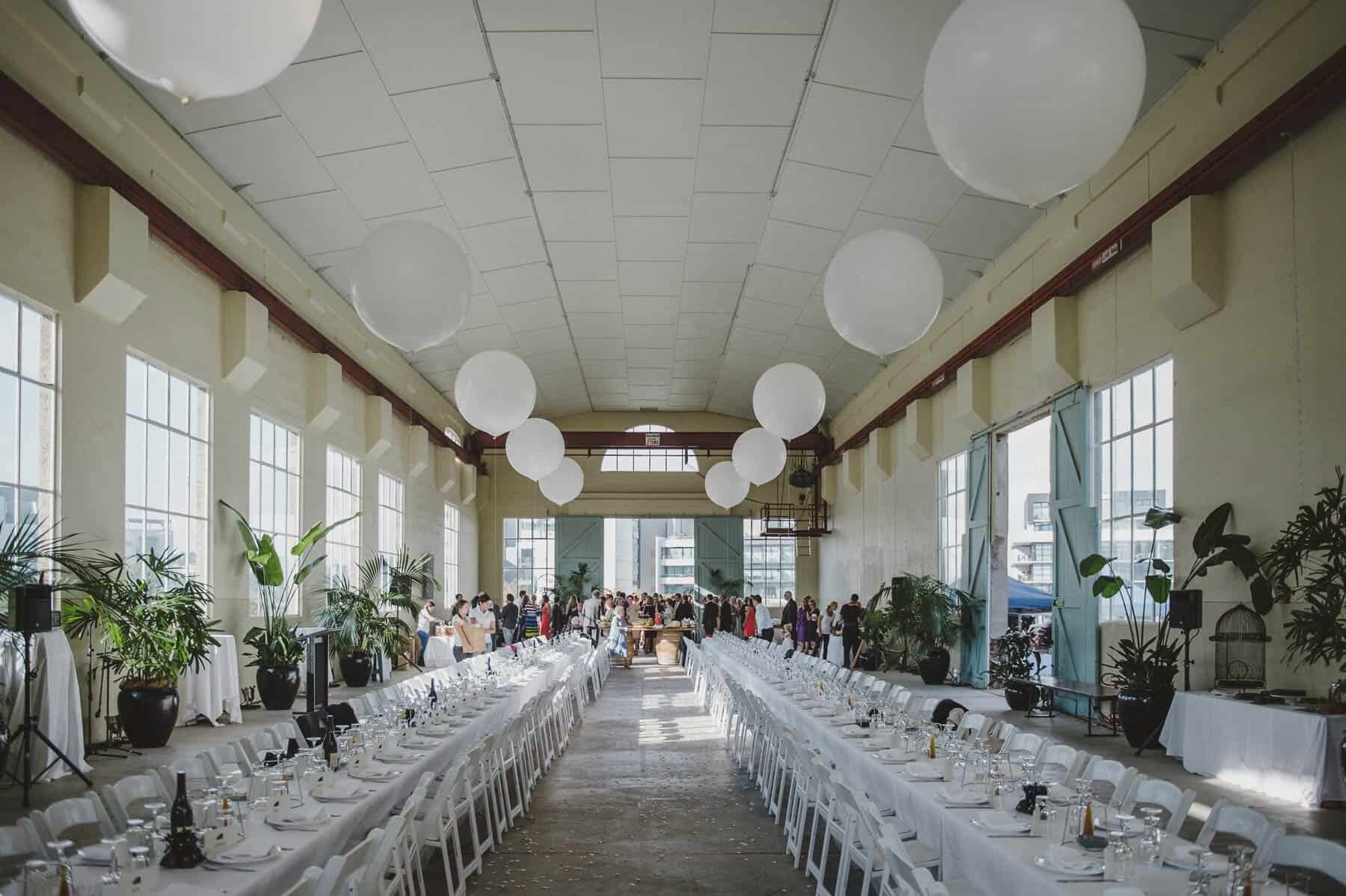 industrial warehouse wedding at The Fitters' Workshop in Canberra