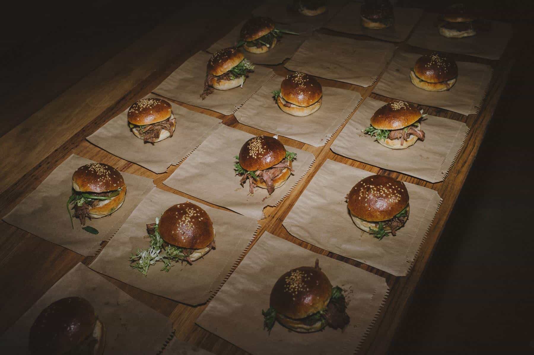 2am sliders for an all-night wedding party