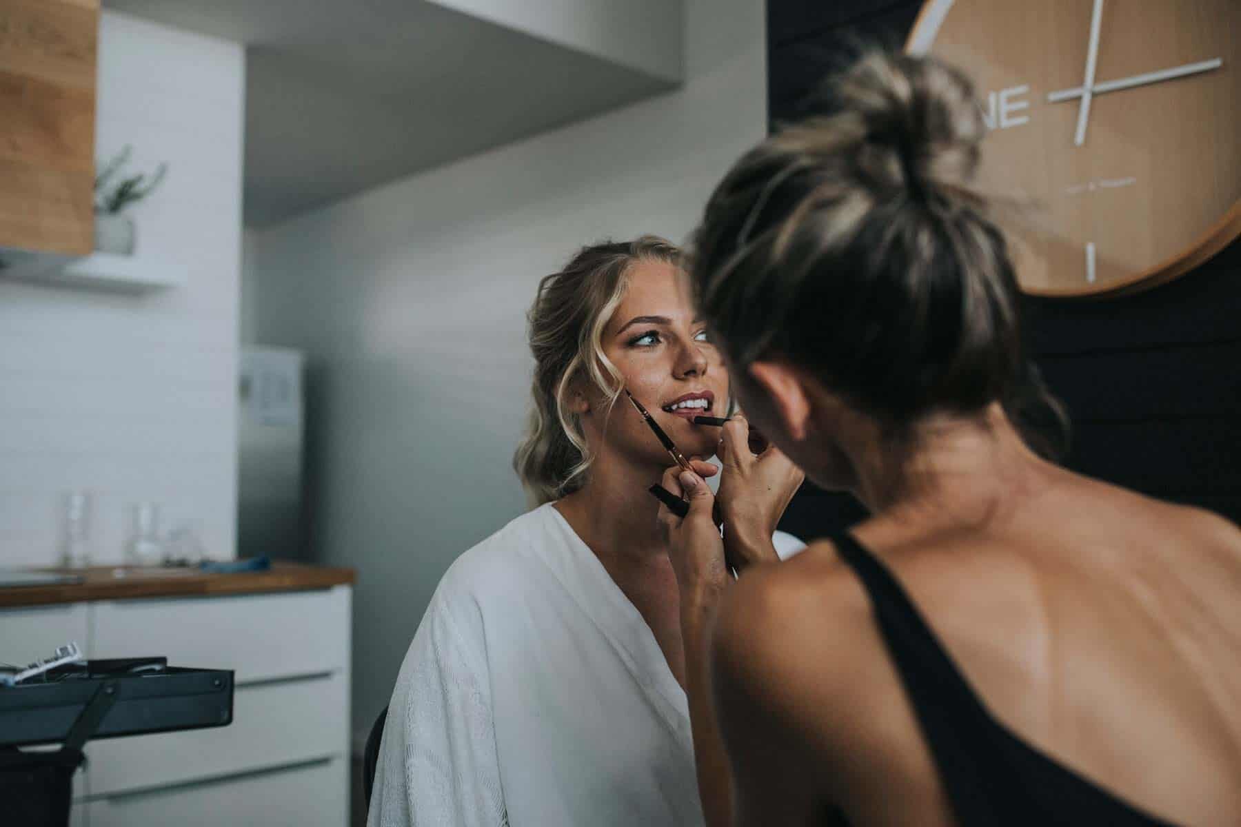 bride getting ready