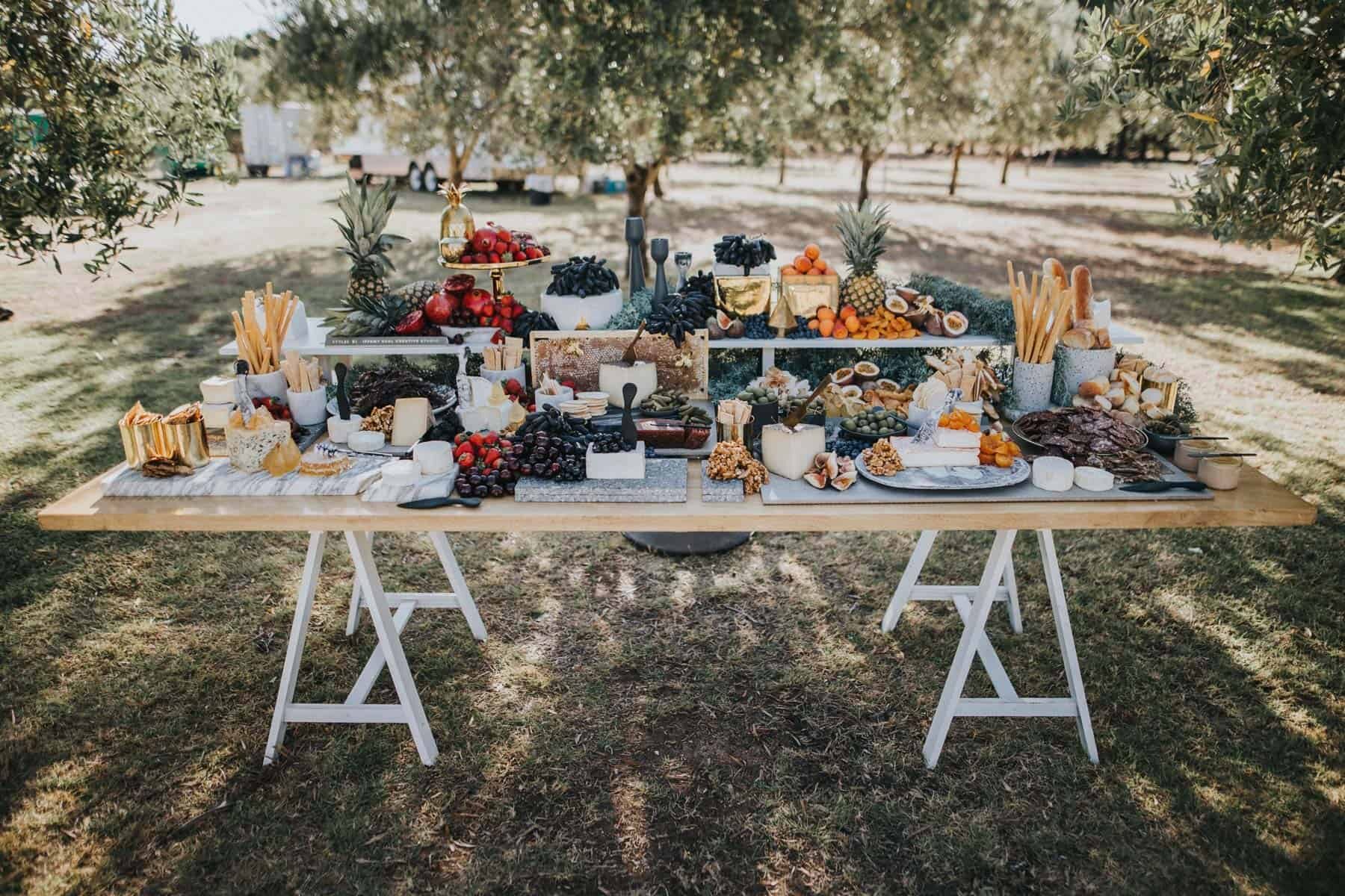 cheese platter charcuterie grazing table