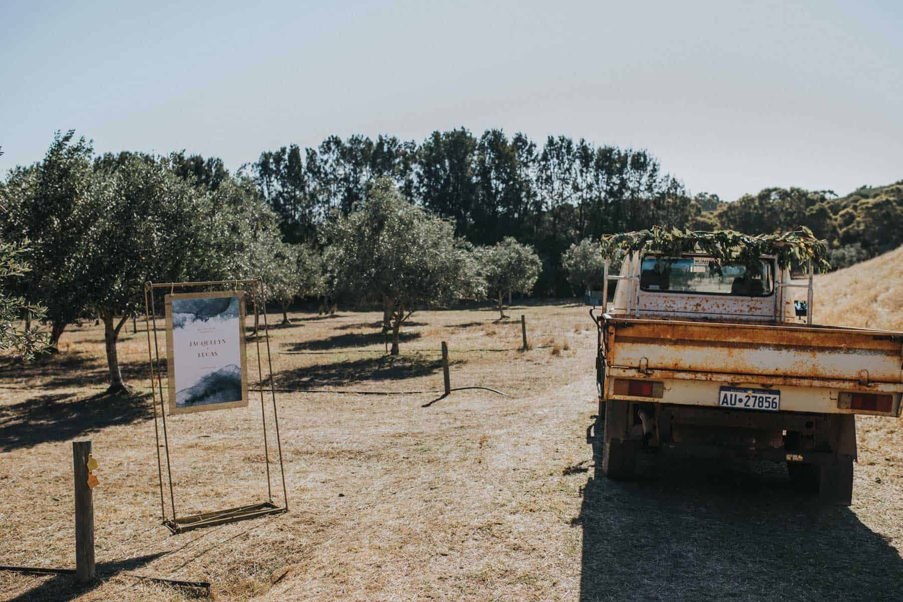 'Ocean Harvest' farm wedding at Olio Bello in Margaret River