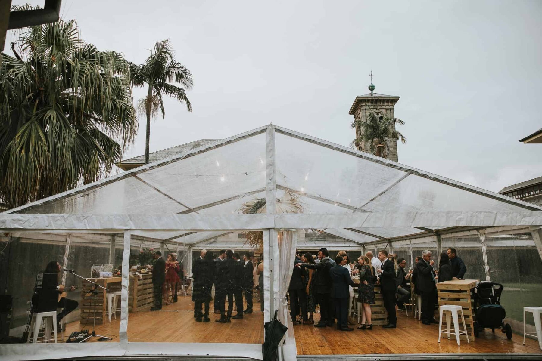 glasshouse marquee wedding sydney