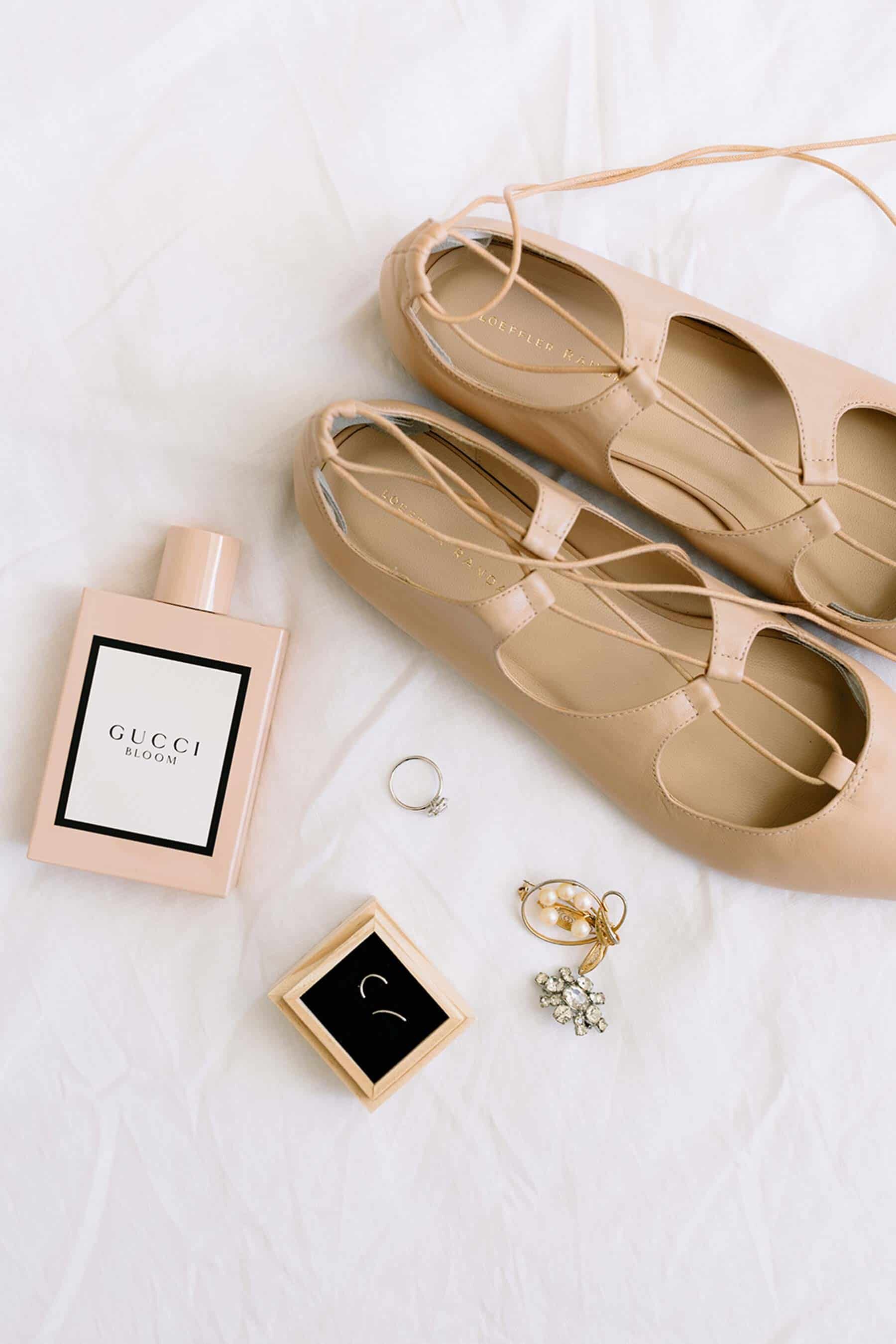 bridal flatlay