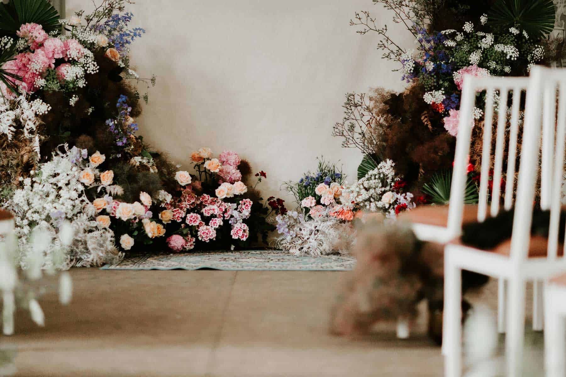 flower-filled wedding at Wyong Creek Hall, Hunter Valley