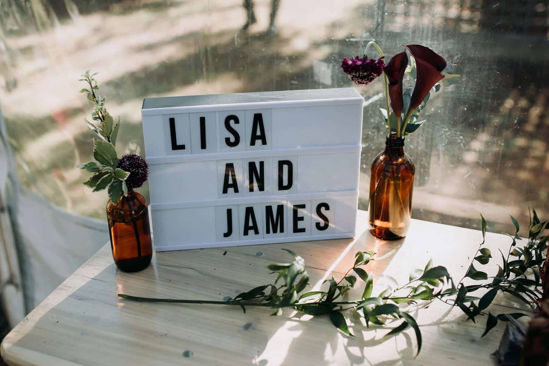 DIY backyard wedding in Geelong with loads of food trucks