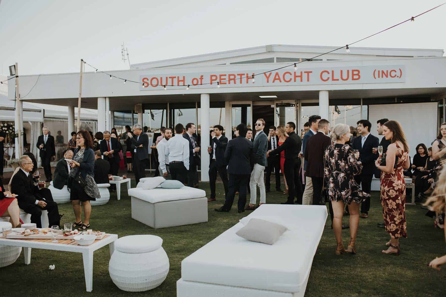 modern-meets-traditional wedding at South Perth Yacht Club