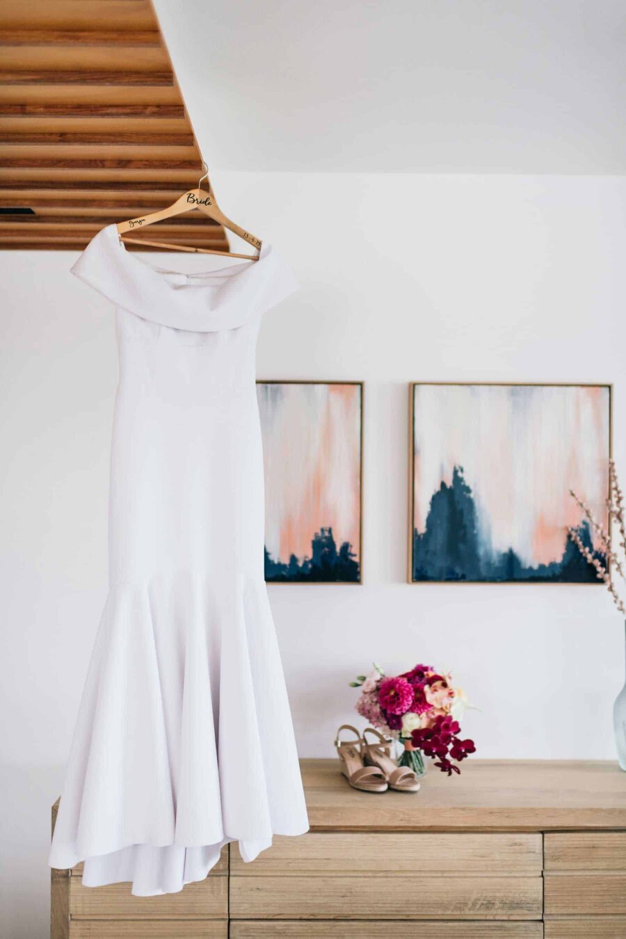 modern wedding dress by One Day Bridal