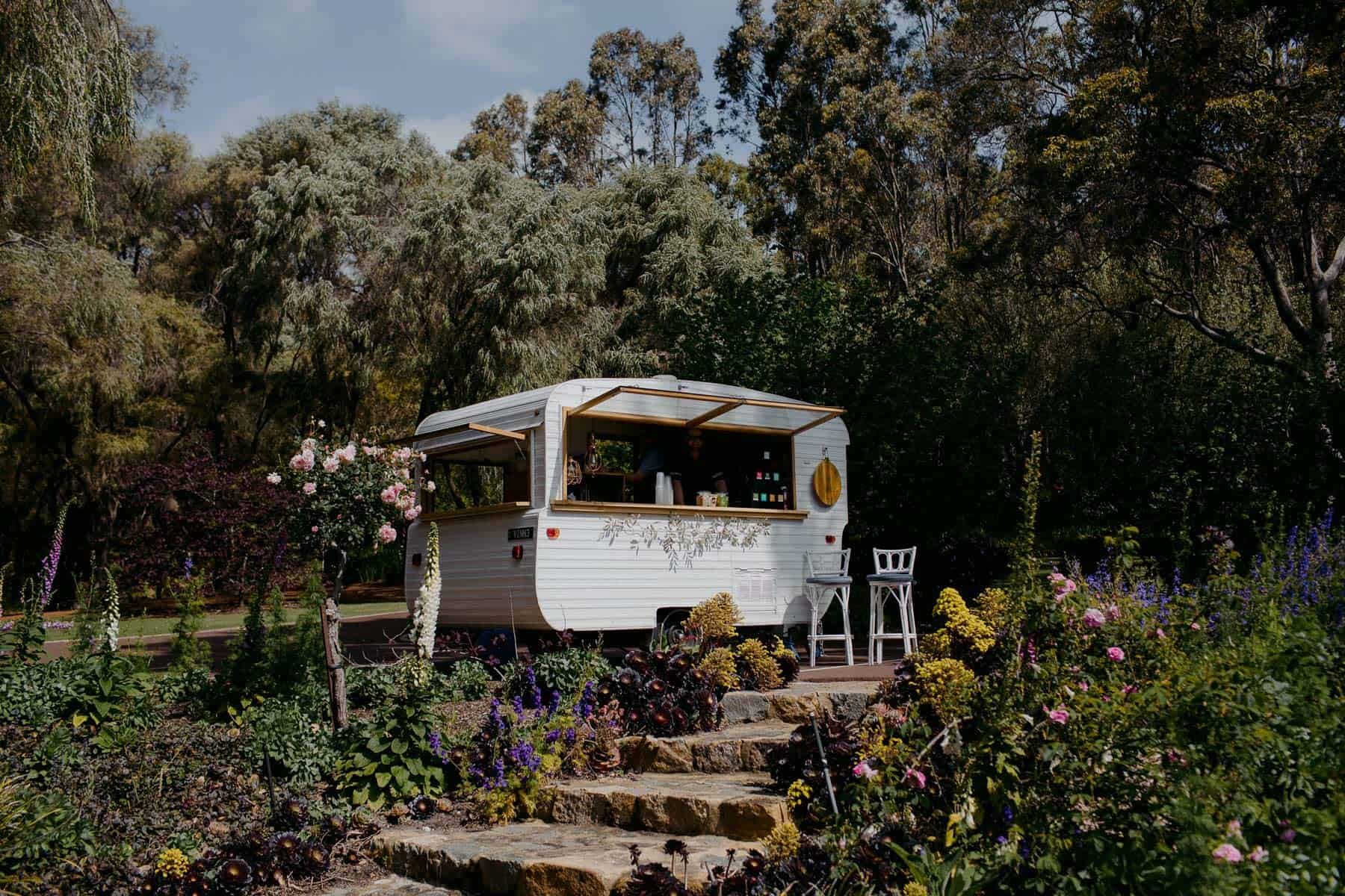 vintage caravan mobile bar hire Perth