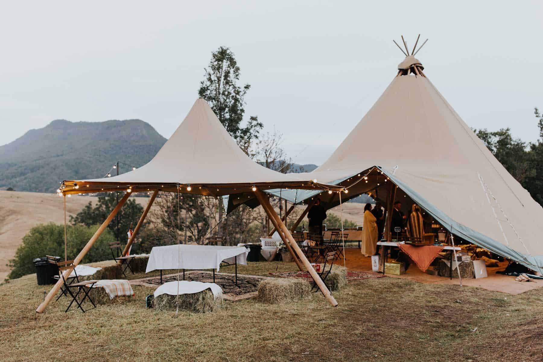 Gold Coast tipi wedding