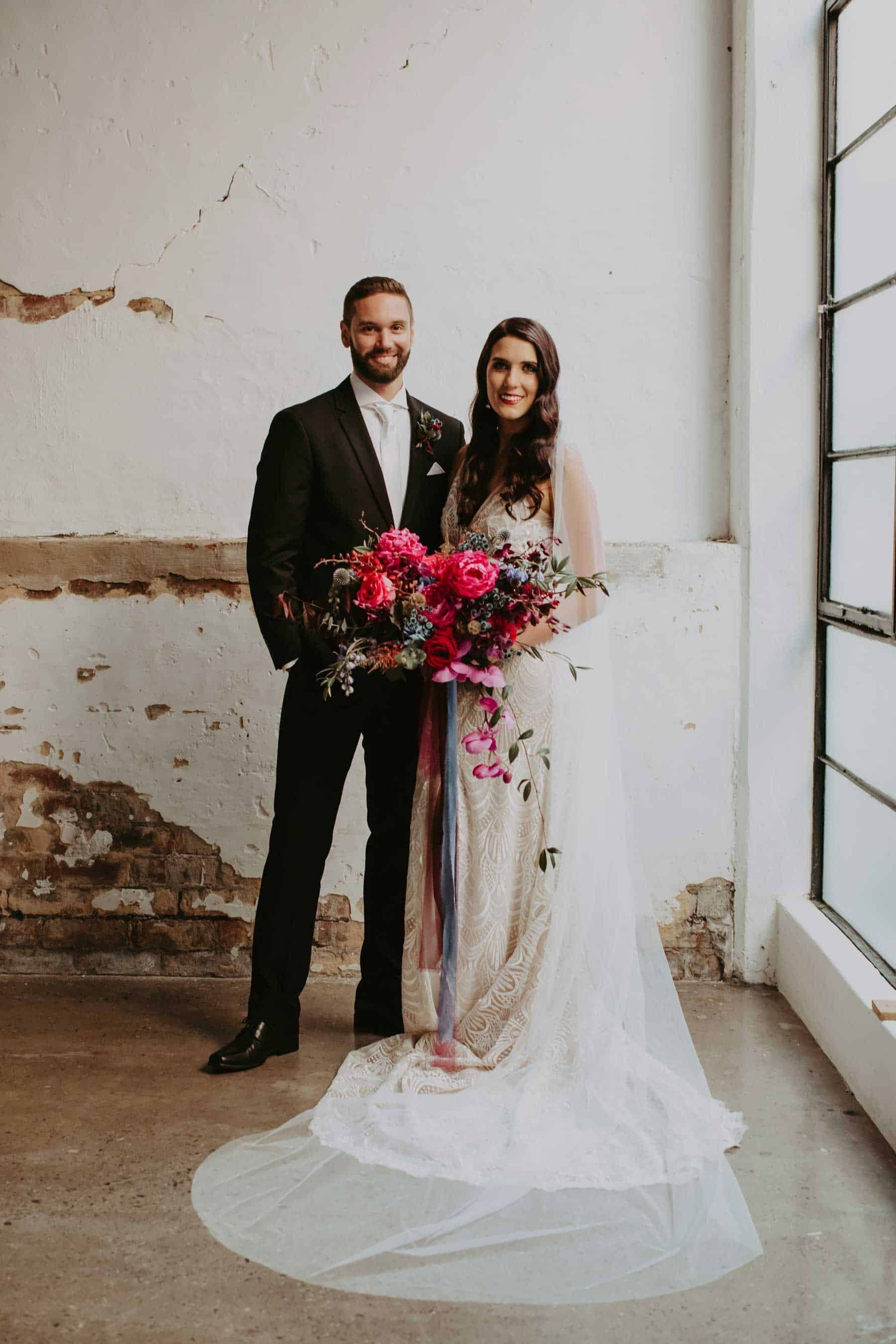 industrial Perth wedding at The Old Pickle Factory