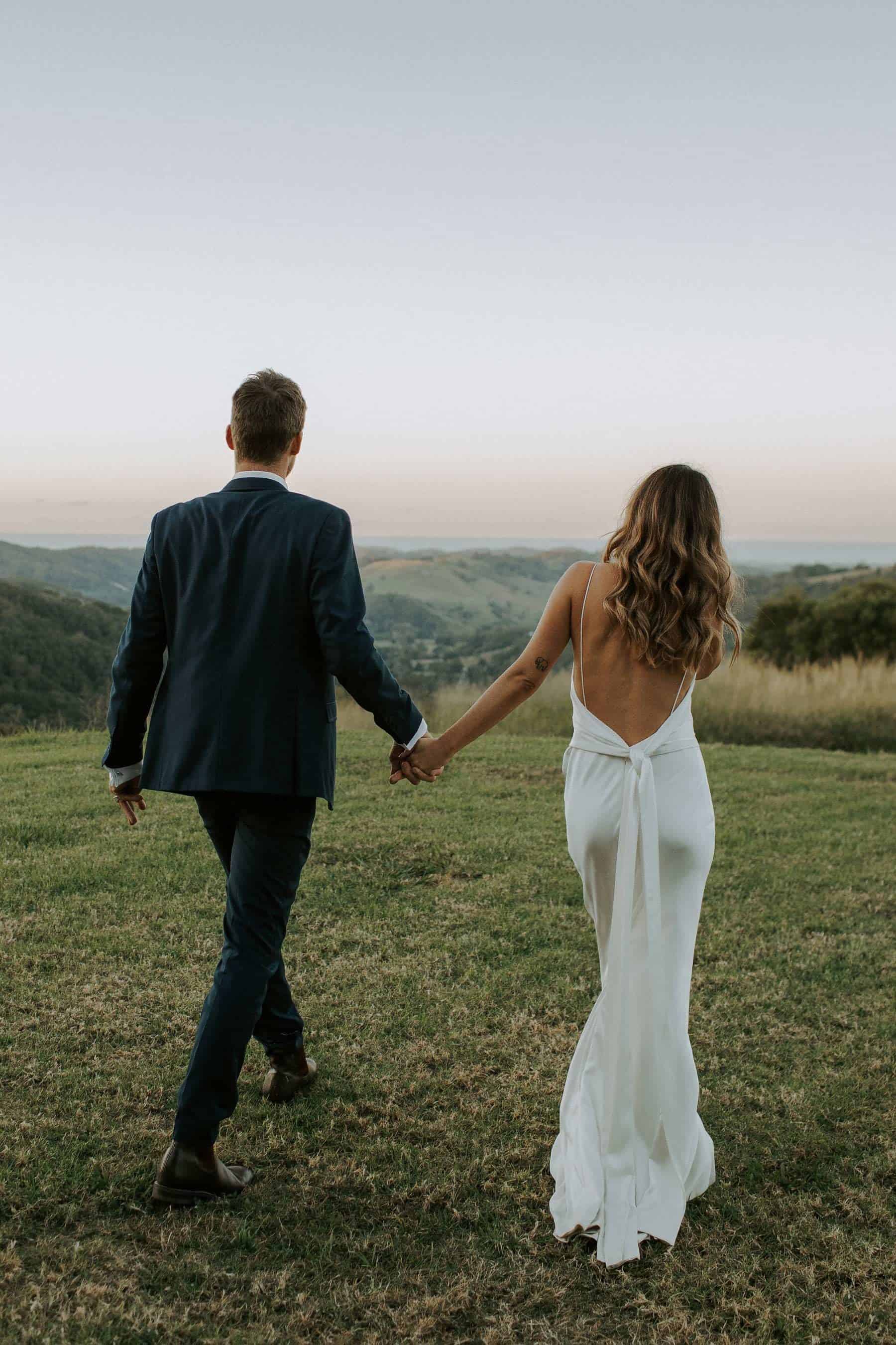 Best wedding dresses of 2019 - simple silk slip gown