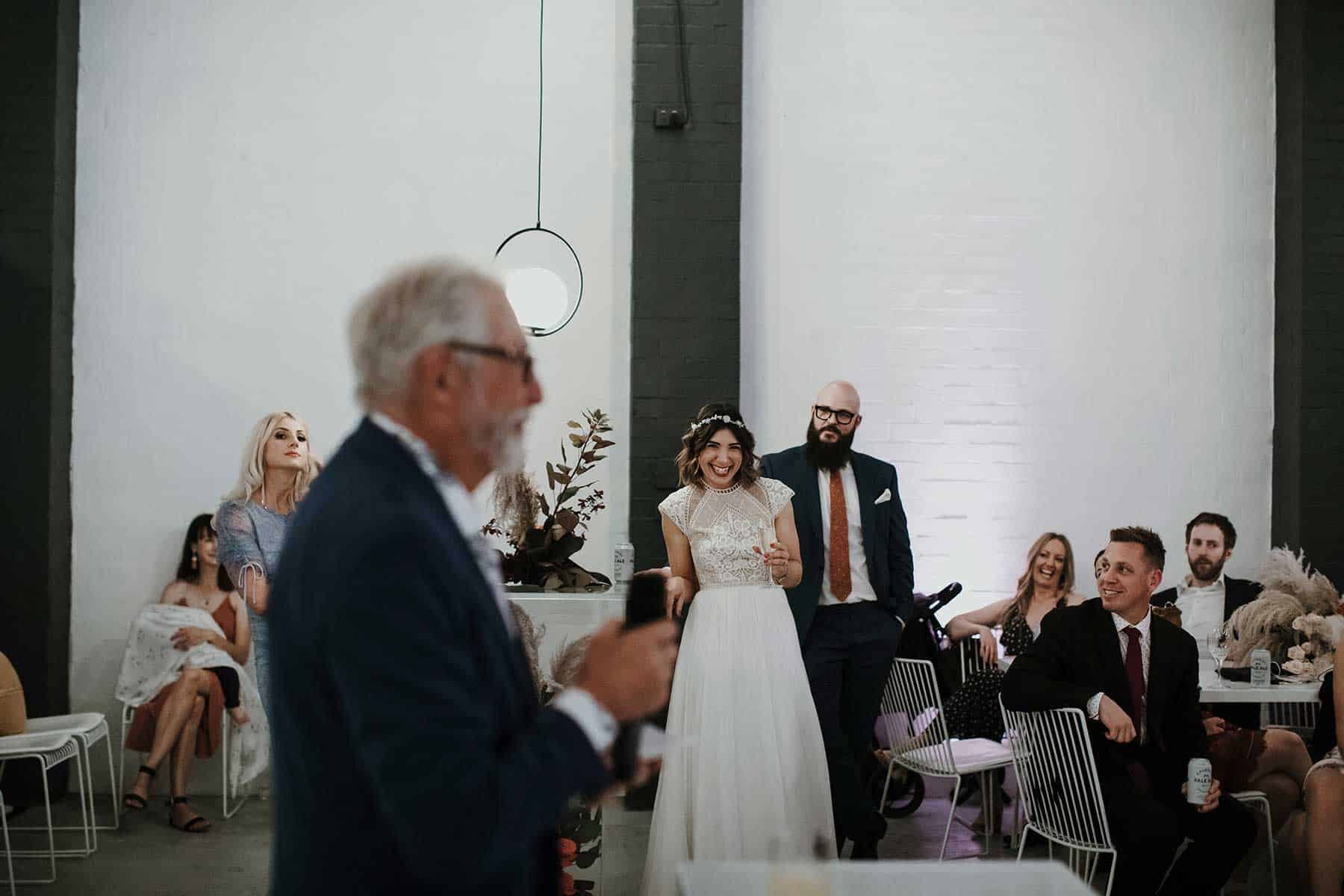 industrial warehouse wedding Perth - Locally Crafted