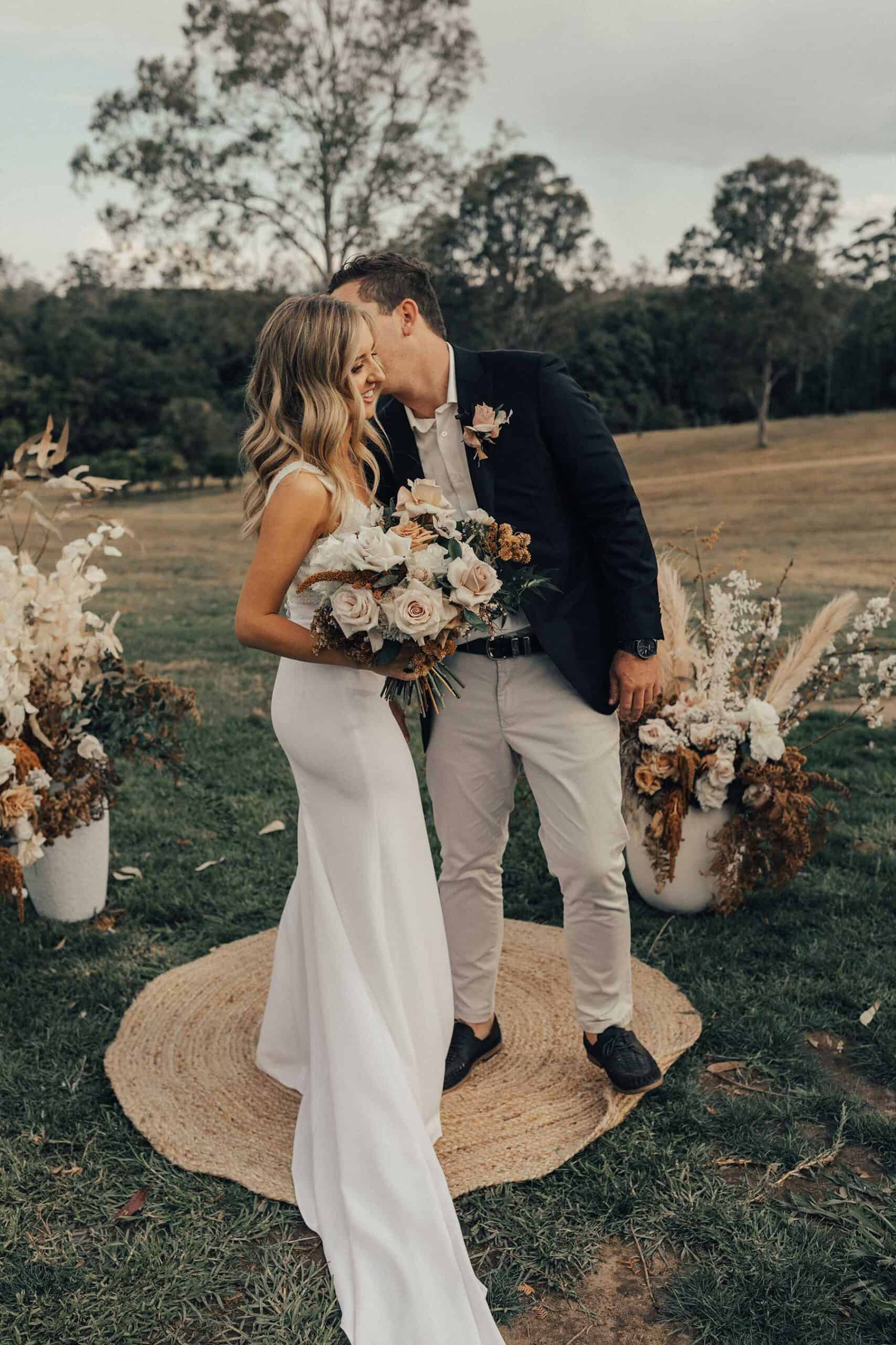 classy Queensland wedding on a dairy farm