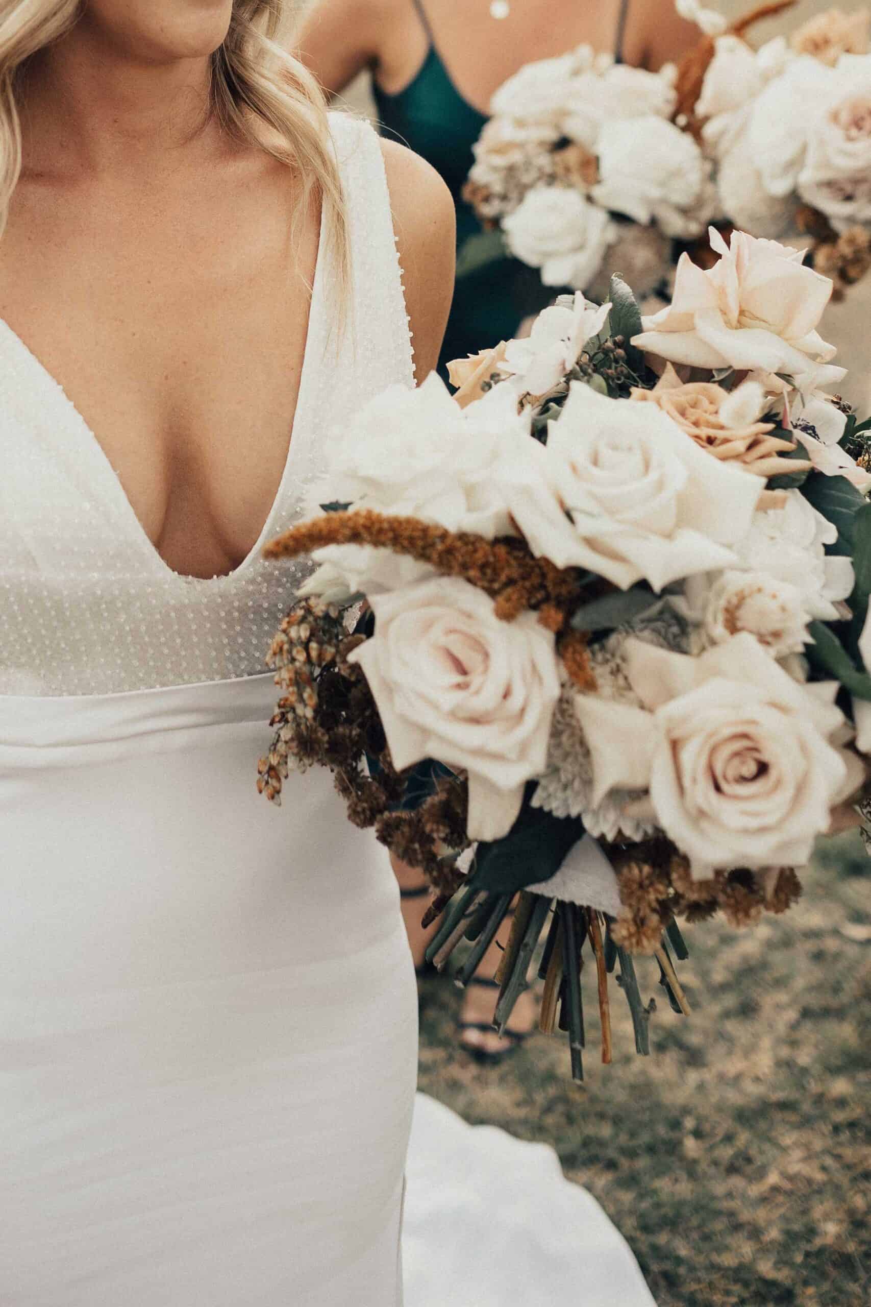 blush toned bridal bouquet